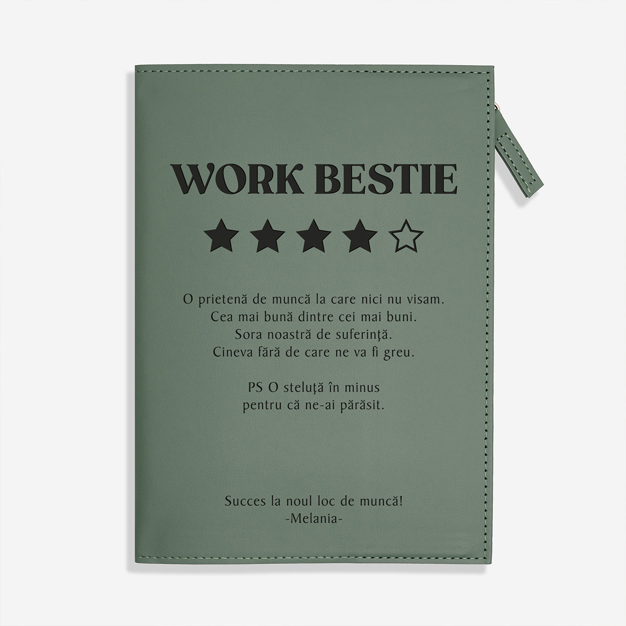 Carnet cu închidere – cadou de rămas-bun de la birou