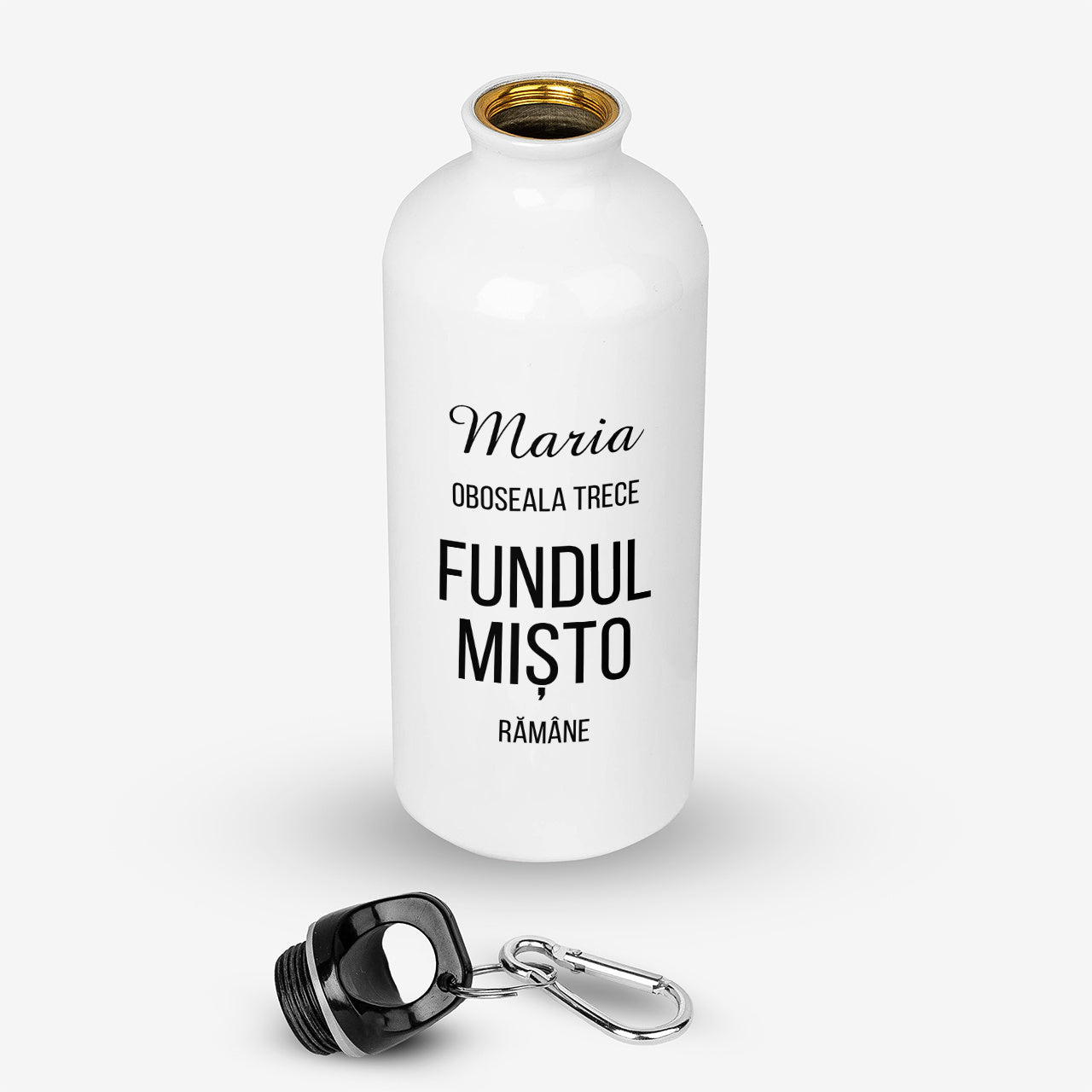 Bidon sportowy personalizowany FITNESIARA prezent dla fitnesski prezent dla sportowca prezent dla fitnesiary