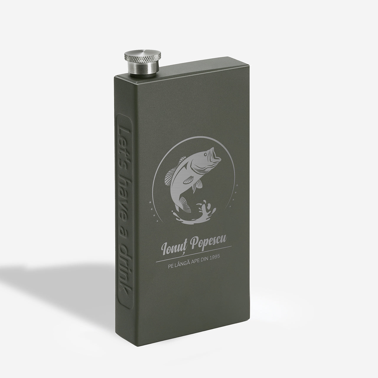 Ploscă personalizată pentru pescar