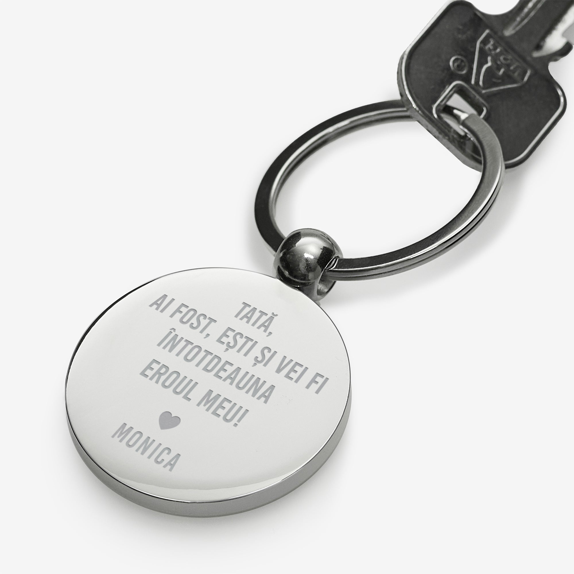 Personalizowany breloczek dla taty - upominek na Dzień Ojca brelok grawerowany prezent dla taty na Dzień Taty