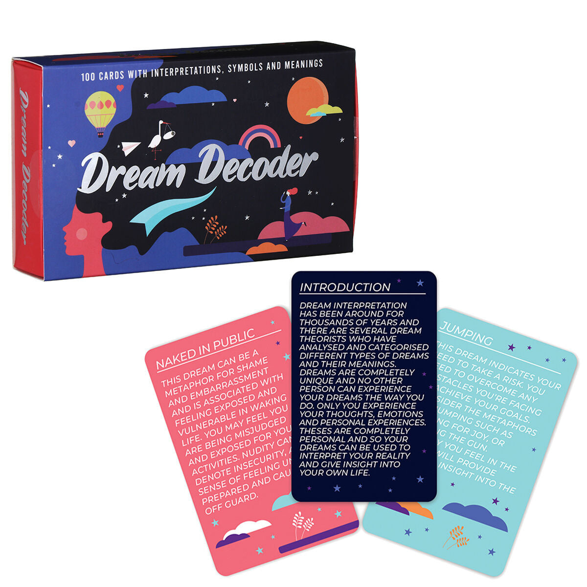 Set de cărți Dream Decoder – interpretarea viselor, cadou pentru somnoroși