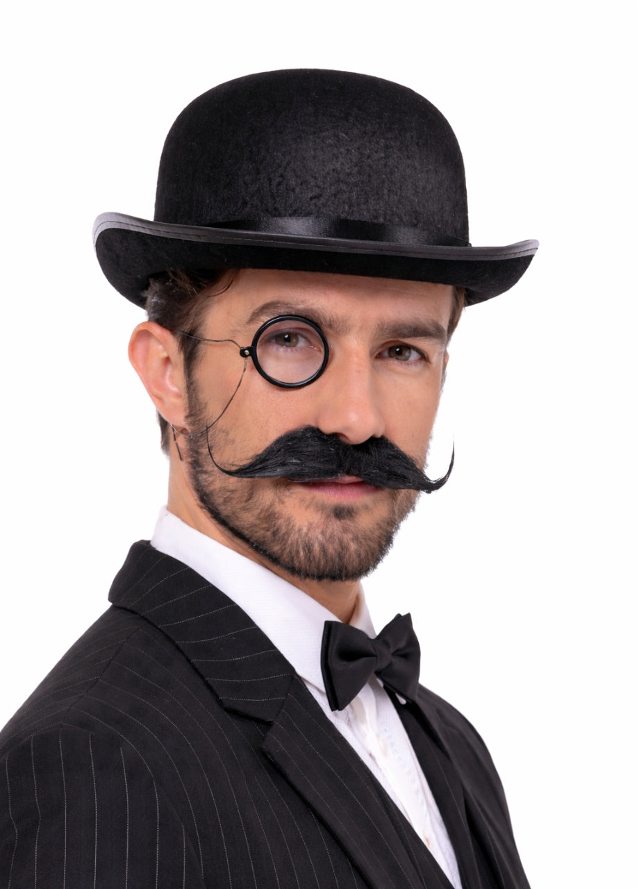 Melon negru Anii ’20 – accesoriu pentru kostiumu