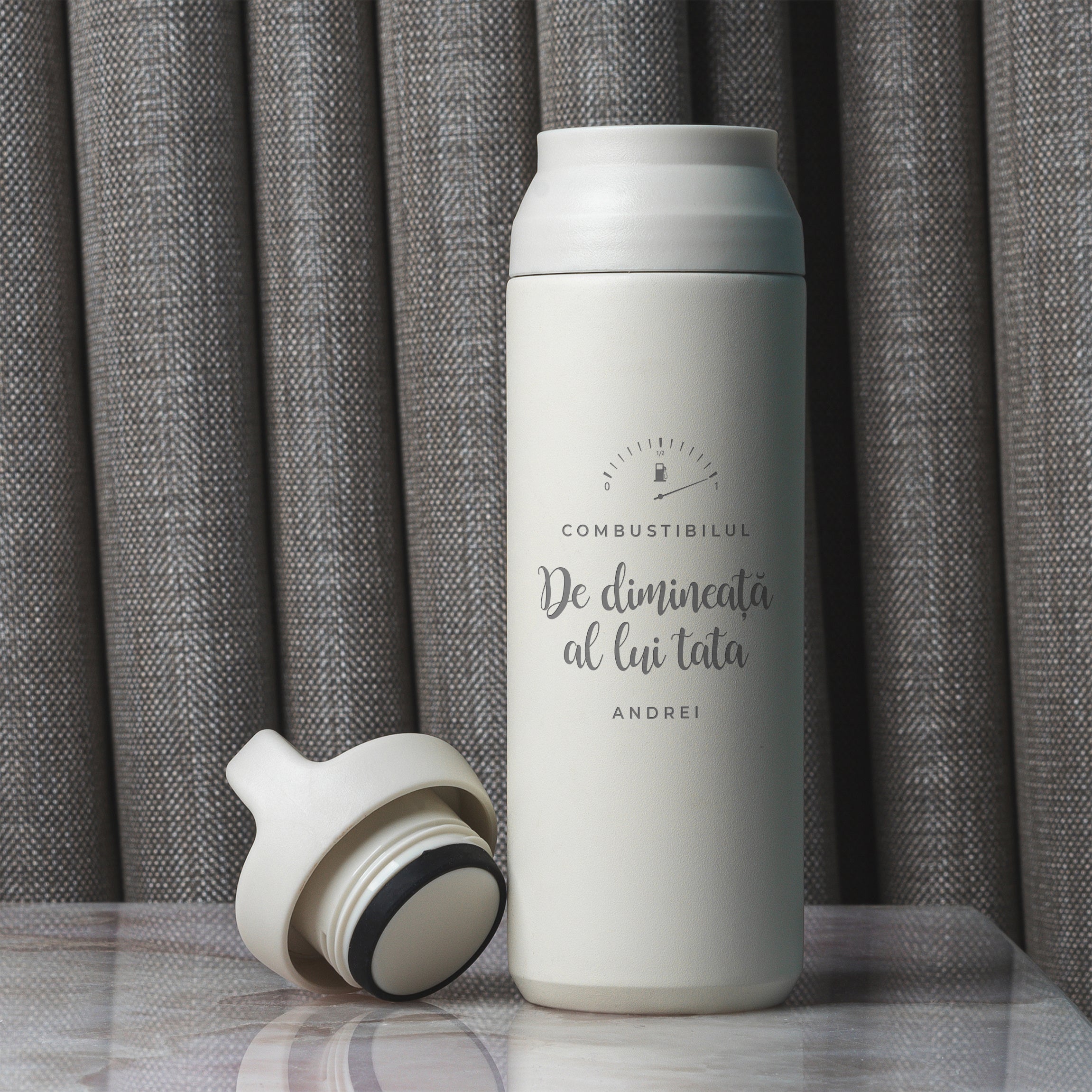 Termos z rączką na prezent dla taty grawerowany termos prezent dla taty na Dzień Taty termos z imieniem