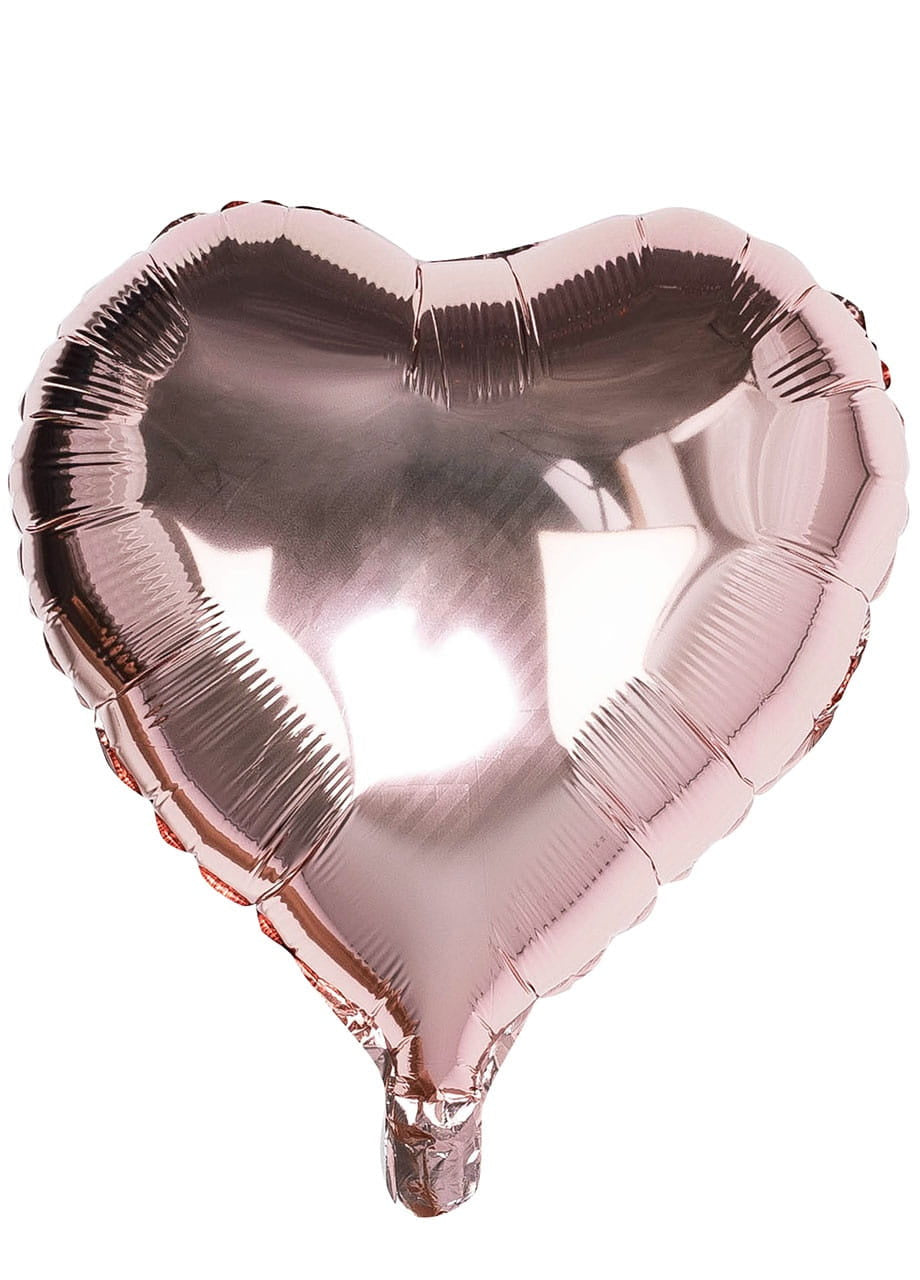 Balon INIMĂ rose gold 40 cm
