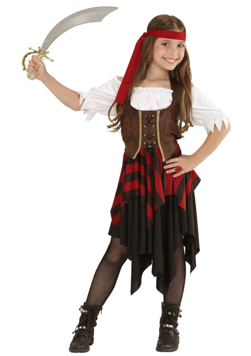 Costum PIRATĂ pentru fete 8-10 ani