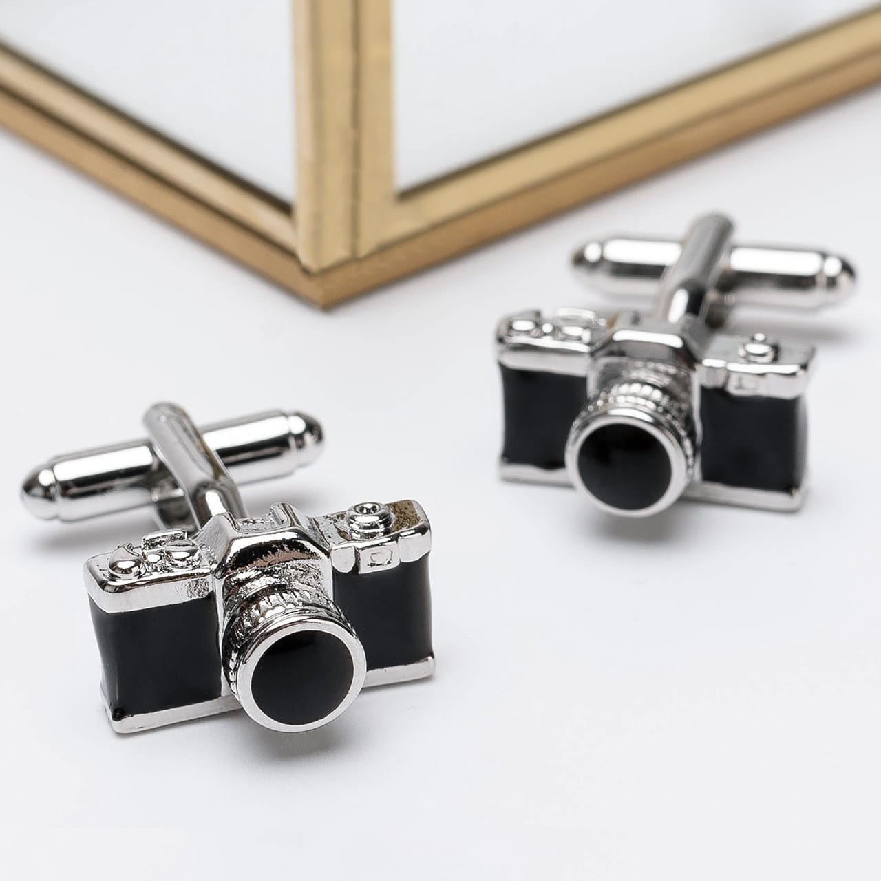 Spinki do mankietów APARAT FOTOGRAFICZNY prezent dla fotografa upominek dla fotografa