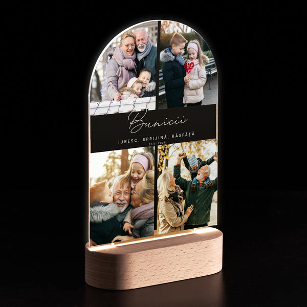 Statuetka z lampką - prezent dla Babci i Dziadka prezent na Dzień Babci i Dziadka 