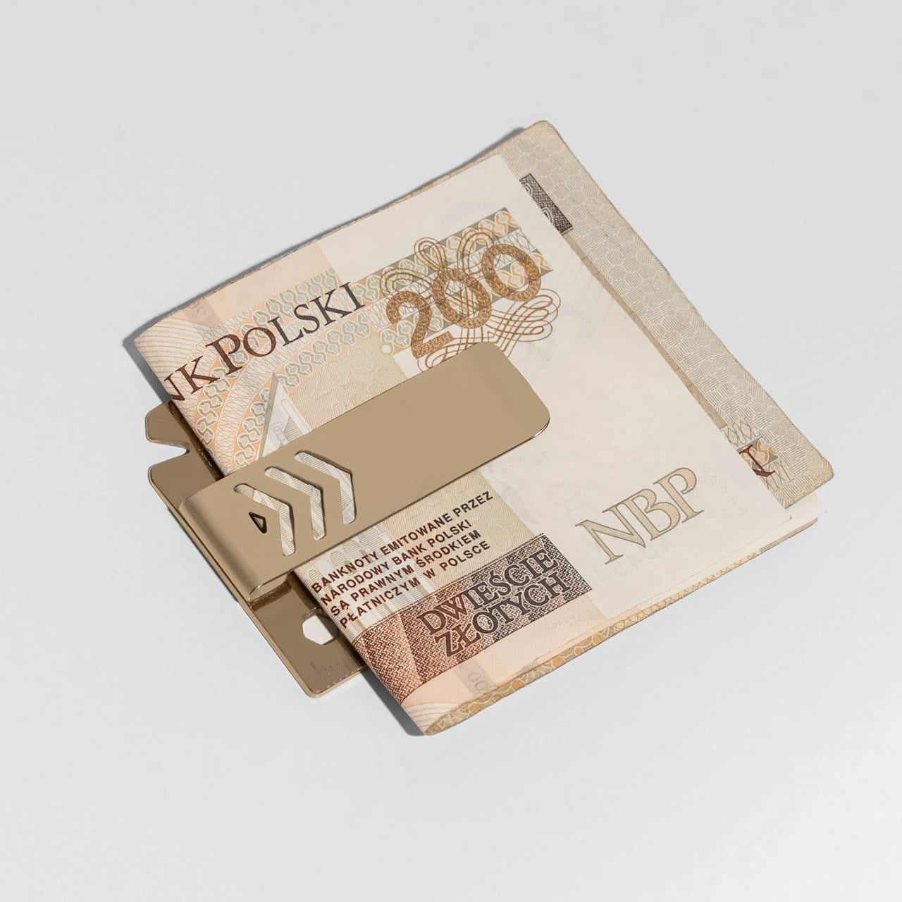 Spinacz do banknotów Karta survivalowa prezent dla survivalowca prezent dla podróżnika