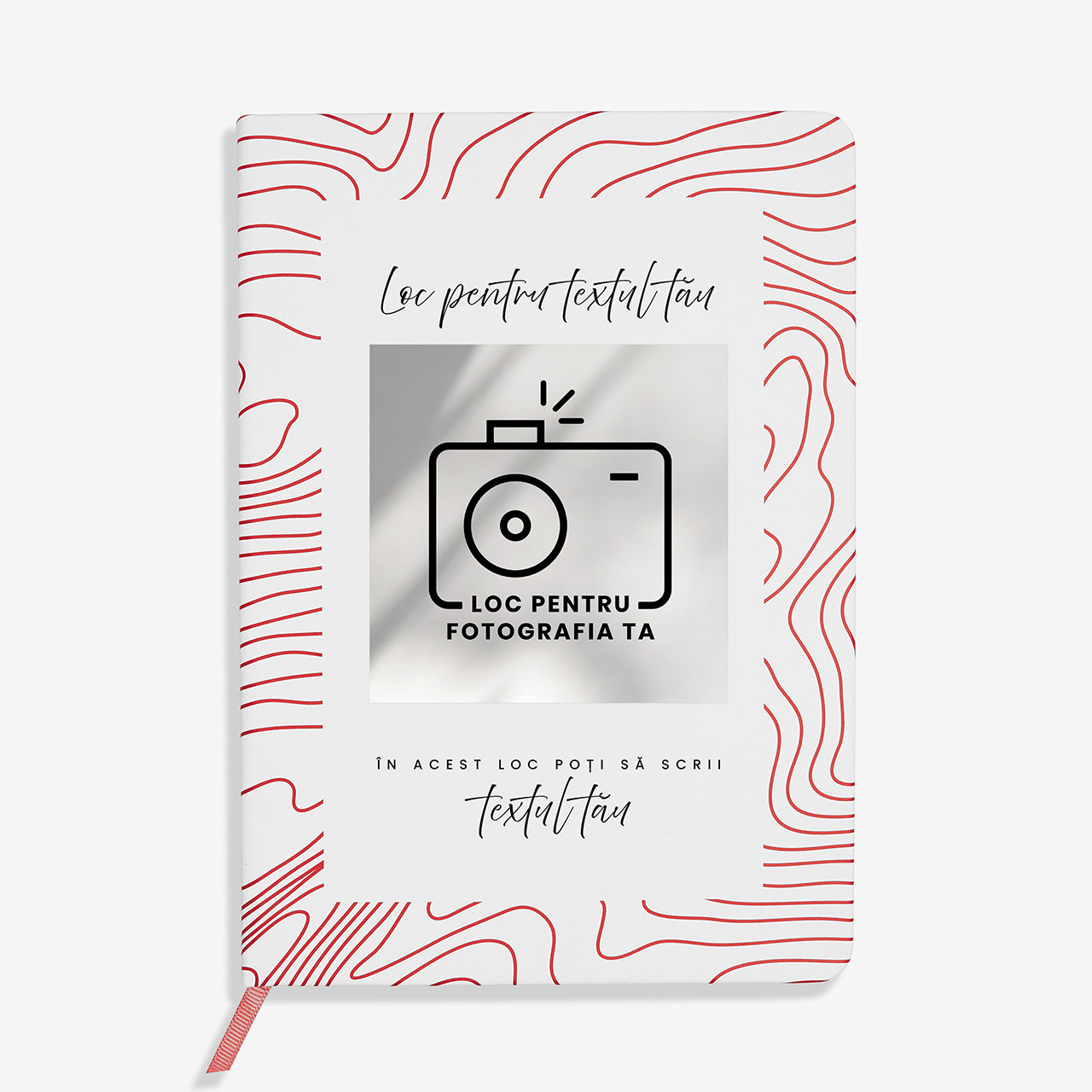 Personalizowany notatnik ze złotymi brzegami TWOJE ZDJĘCIE I TEKST prezent personalizowany prezent ze zdjęciem
