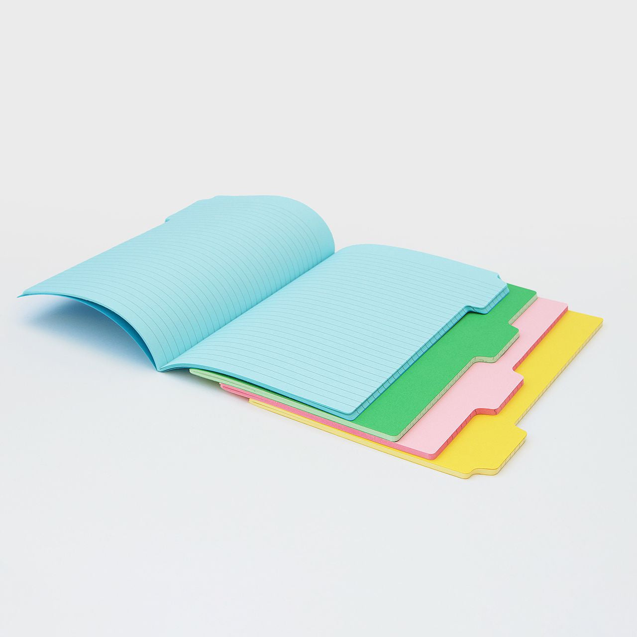 Caiete cu foi colorate 4 buc