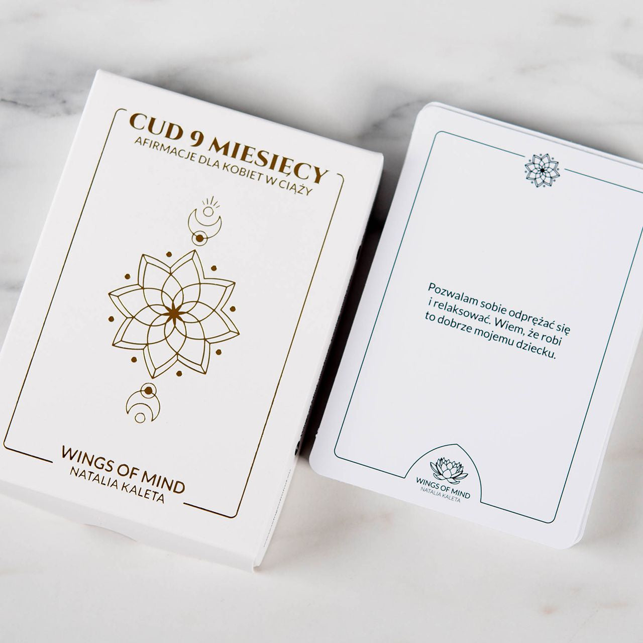 Set de carduri cu afirmații pentru viitoarele mame