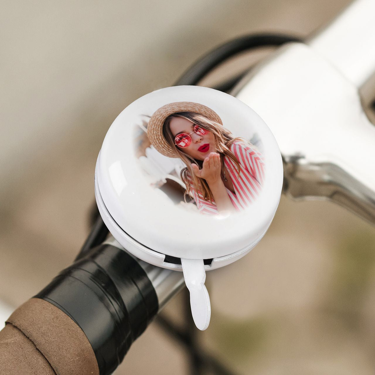Sonerie de bicicletă – cadou cu fotografie