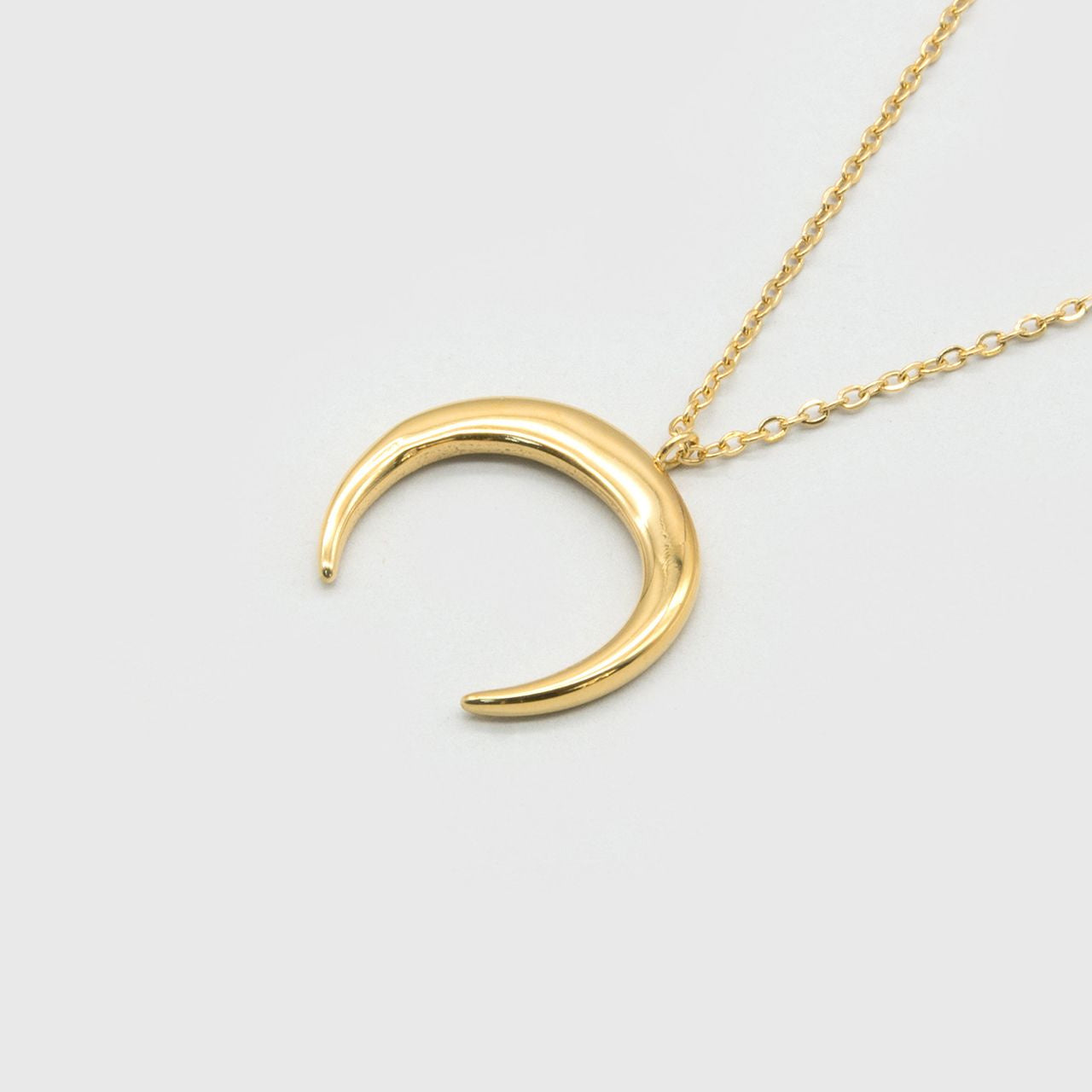 Colier placat cu aur - lună