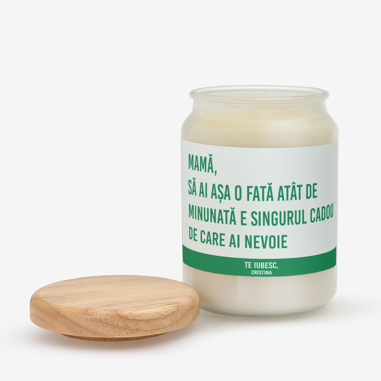 Lumânare de soia - cadou original pentru mamă