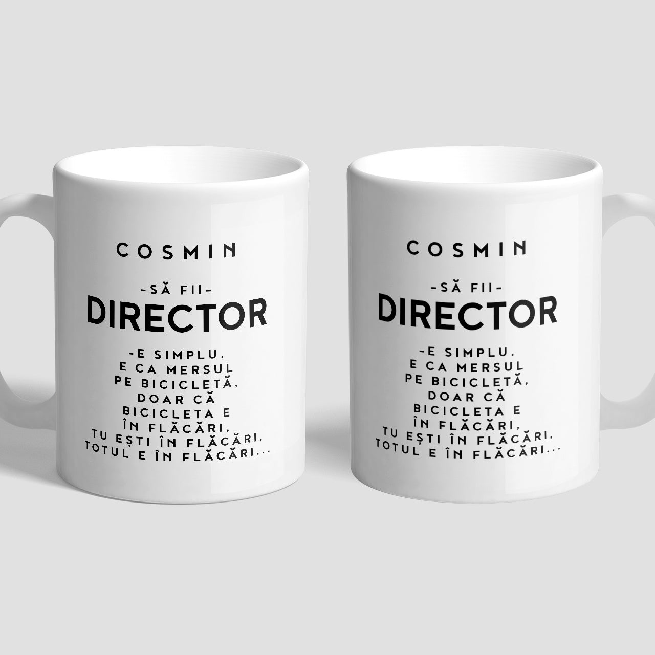 Cană personalizată pentru director