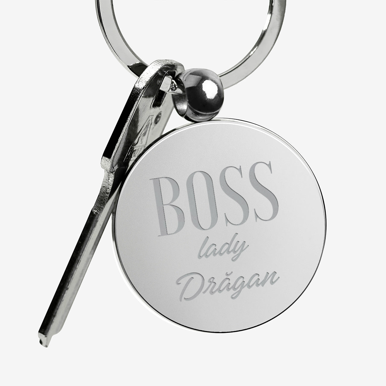 Grawerowany brelok dla szefowej prezent dla szefowej brelok z grawerem brelok do kluczy personalizowany brelok