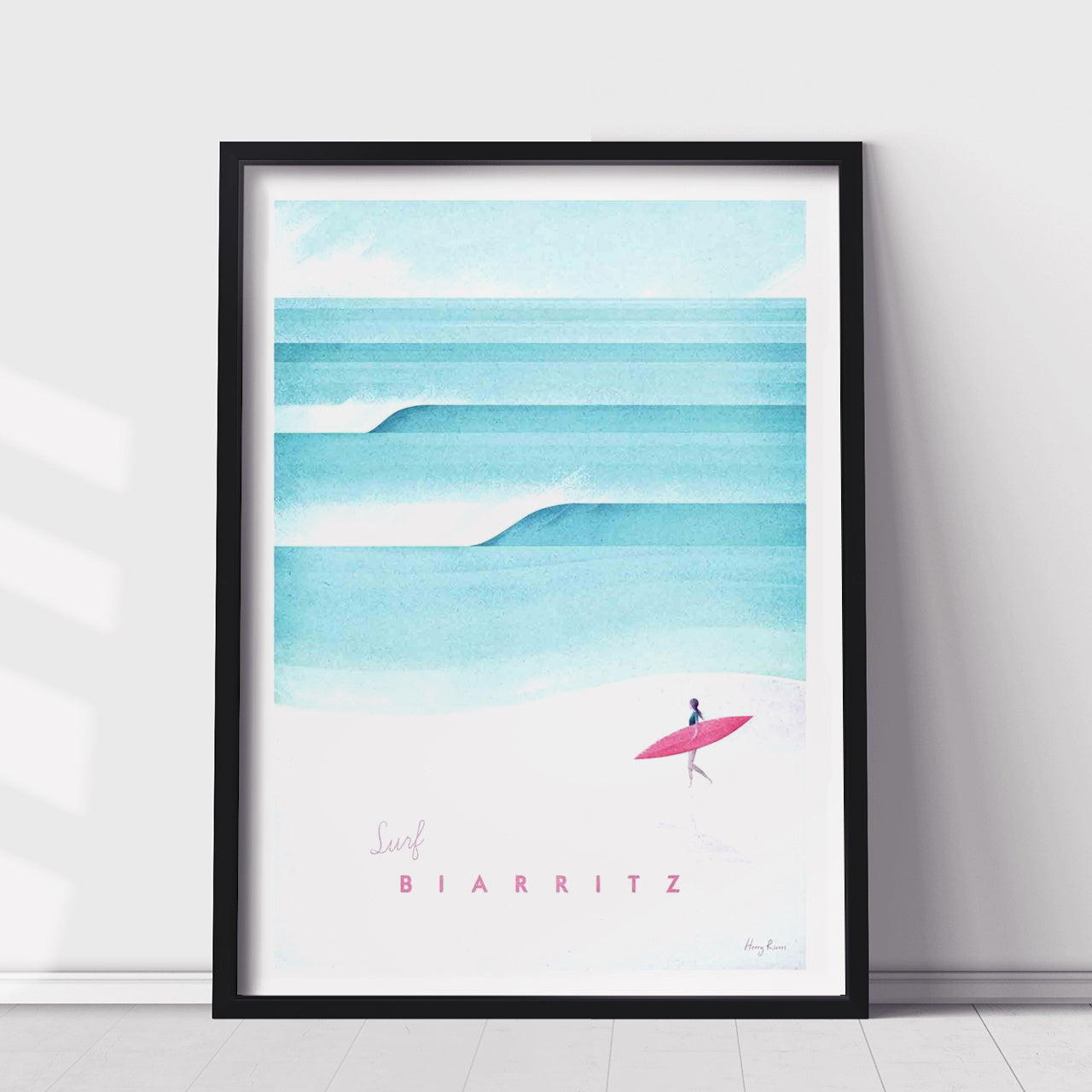 Plakat Biarritz na parapetówkę prezent na parapetówkę prezent na nowe mieszkanie prezent do nowego domu