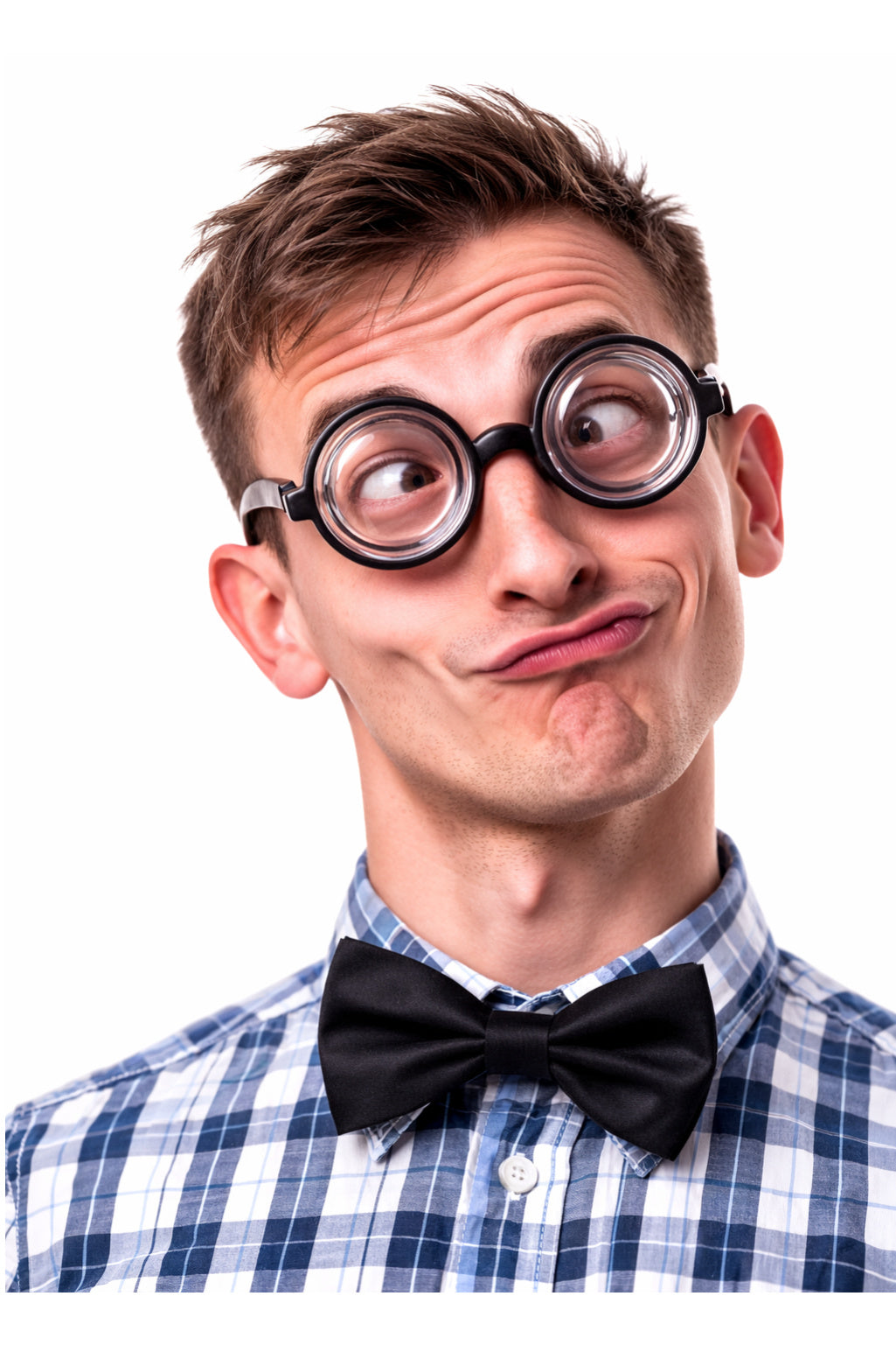 Amuzante ochelari NERD - denka de la butelek