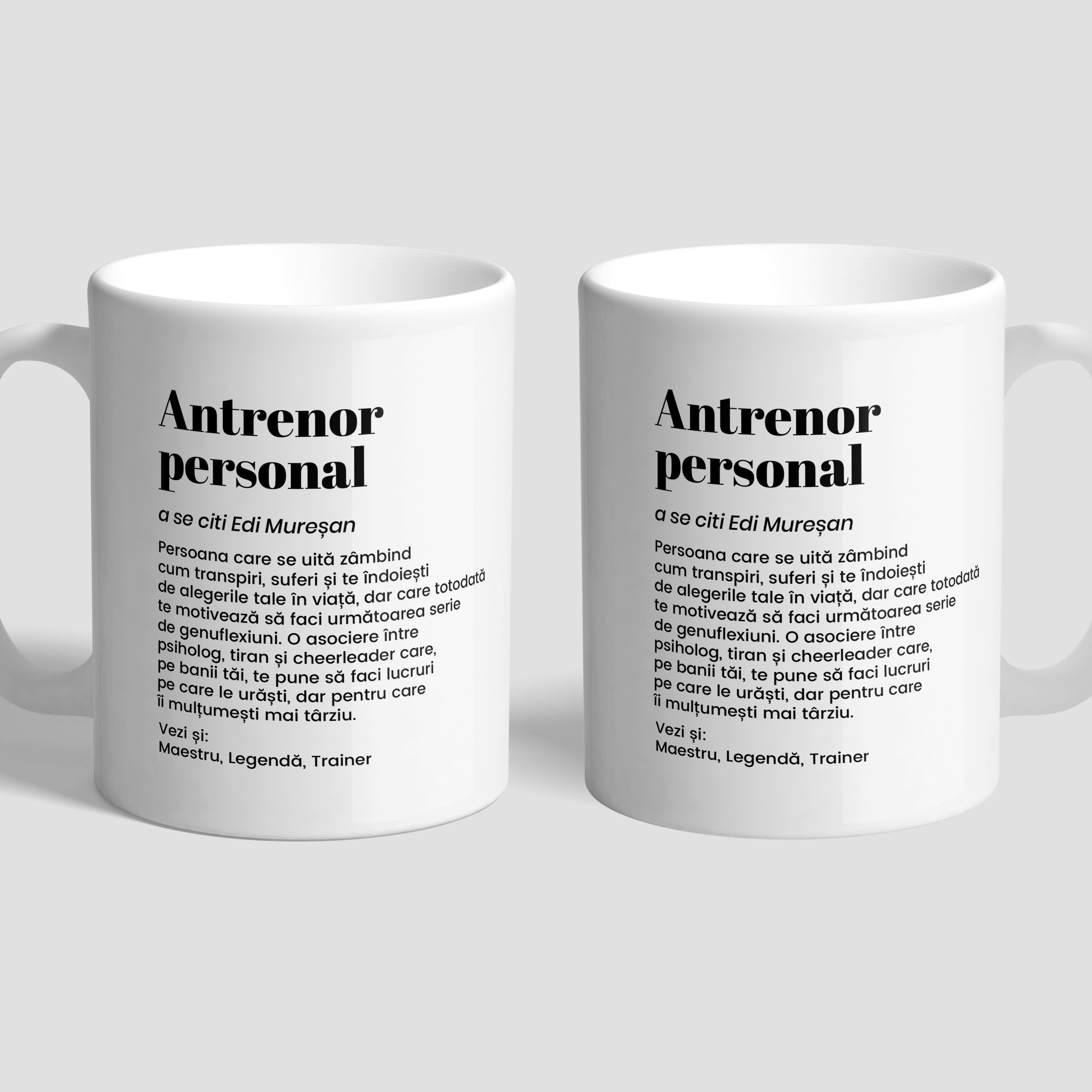 Kubek dla trenera personalnego prezent dla trenera śmieszny kubek personalizowany