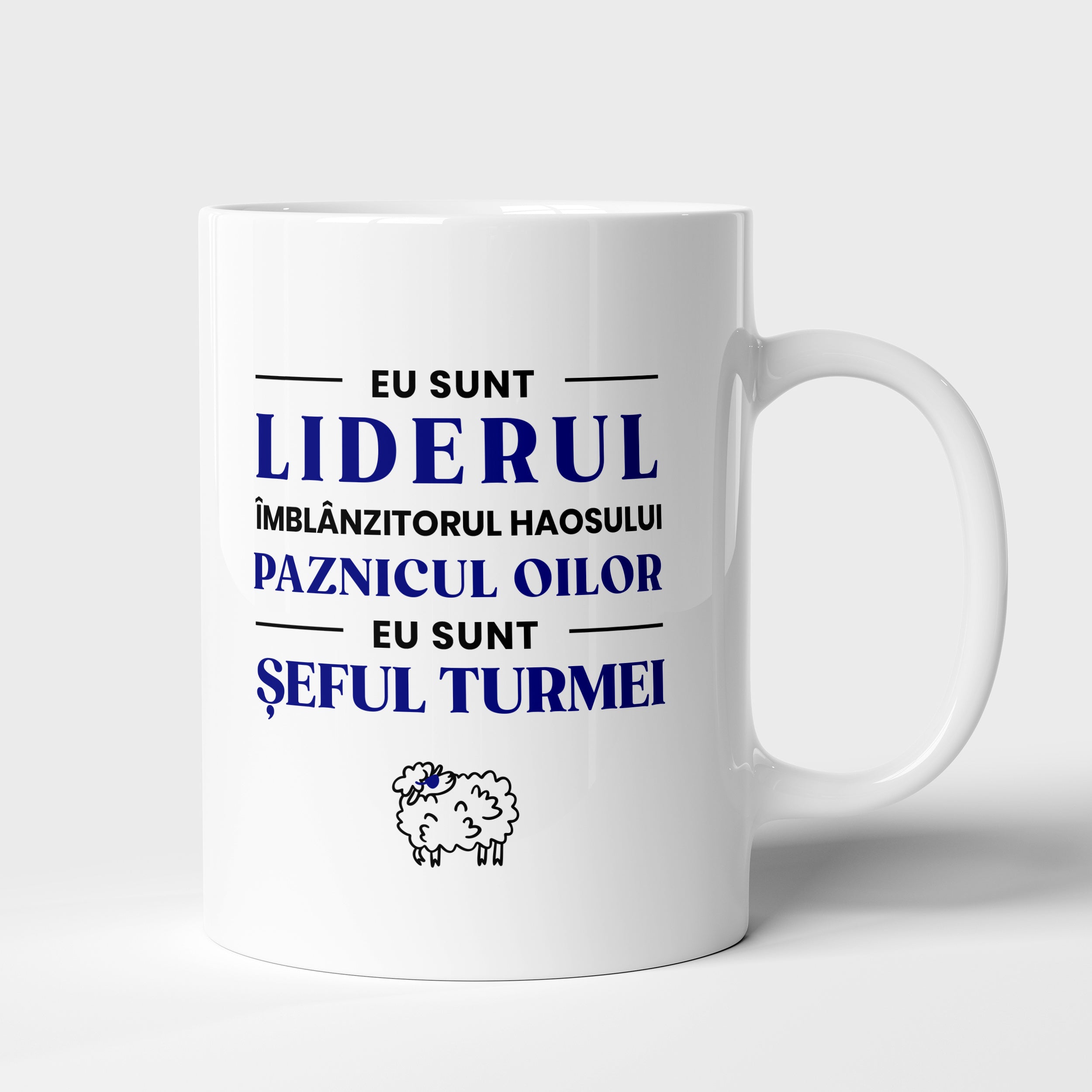 Personalizowany kubek dla kierownika - Wódz Stada zabawny prezent dla kierownika z nadrukiem
