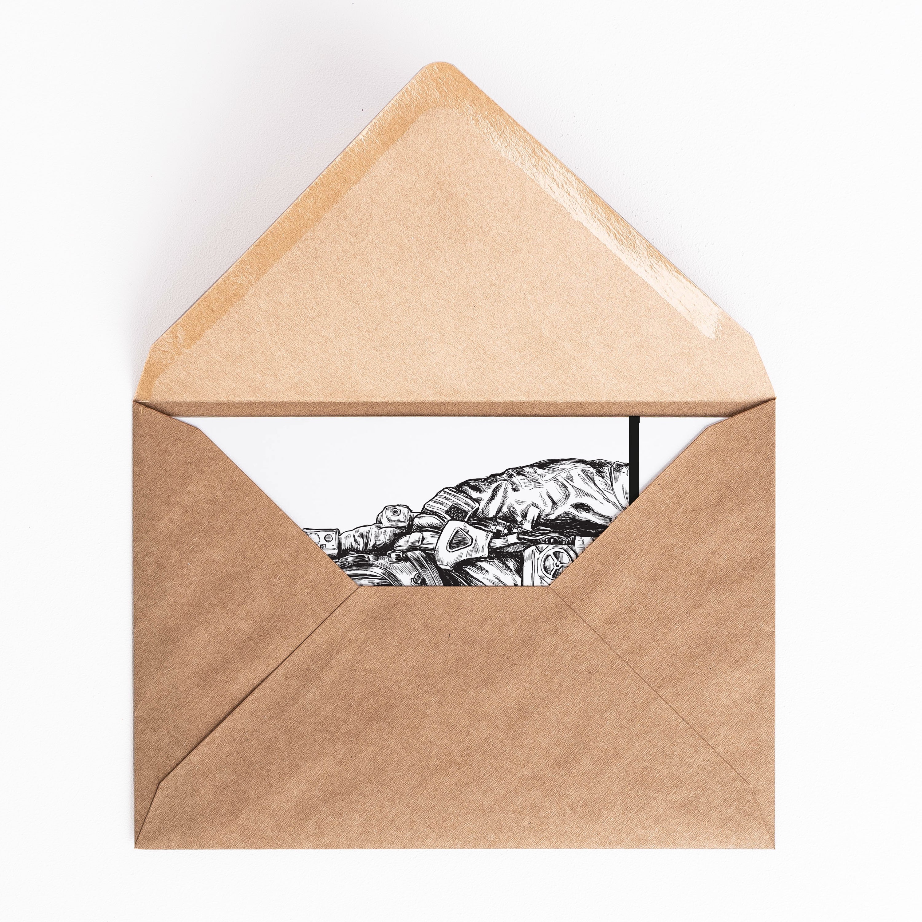 Personalizowana kartka z podziękowaniem kartka ze zdjęciem oryginalny prezent dla świadka