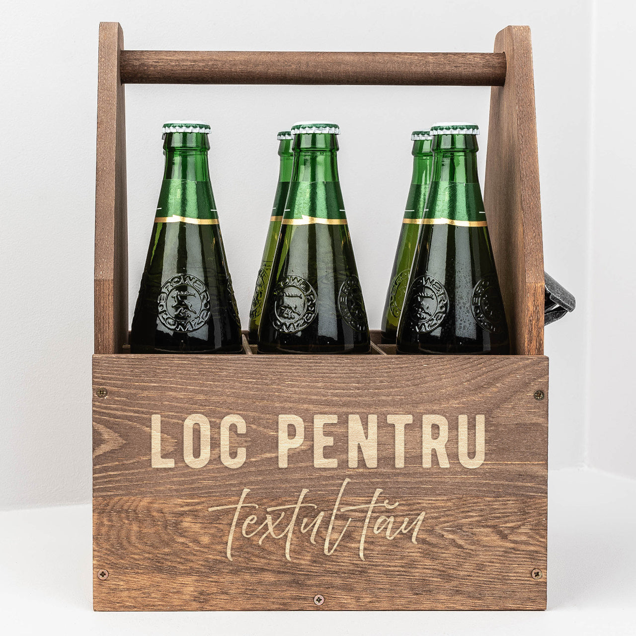 Nosidło na piwo z grawerem - uniwersalny prezent dla mężczyzny skrzynka na piwo prezent dla chłopaka 