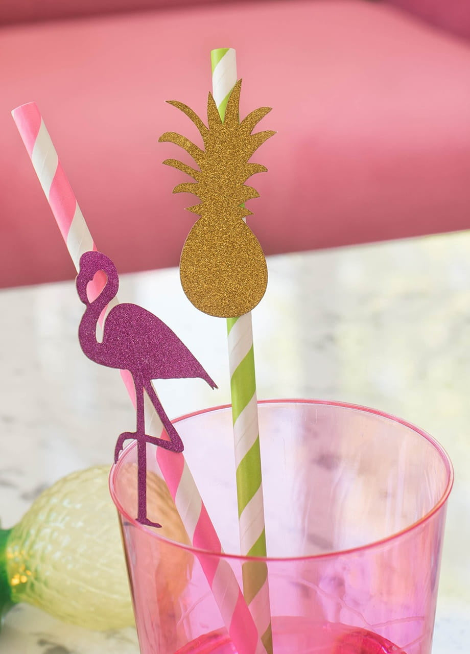 Paie din hârtie FLAMINGO (5 buc.)