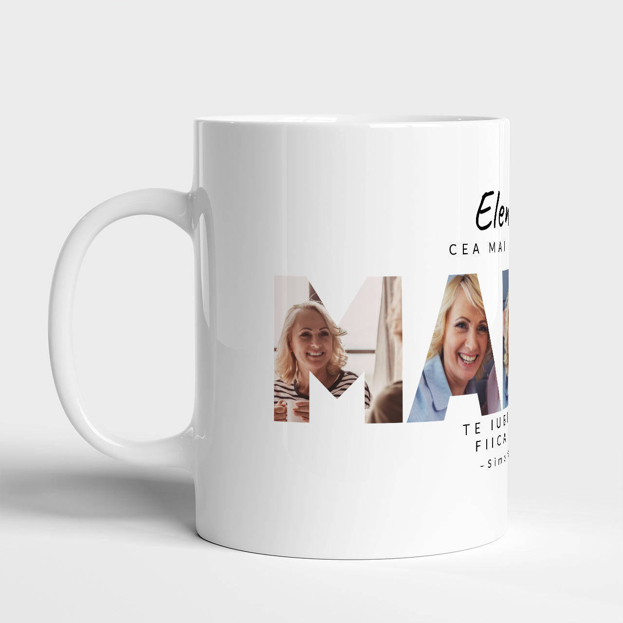 Cană cu fotografii pentru mamă