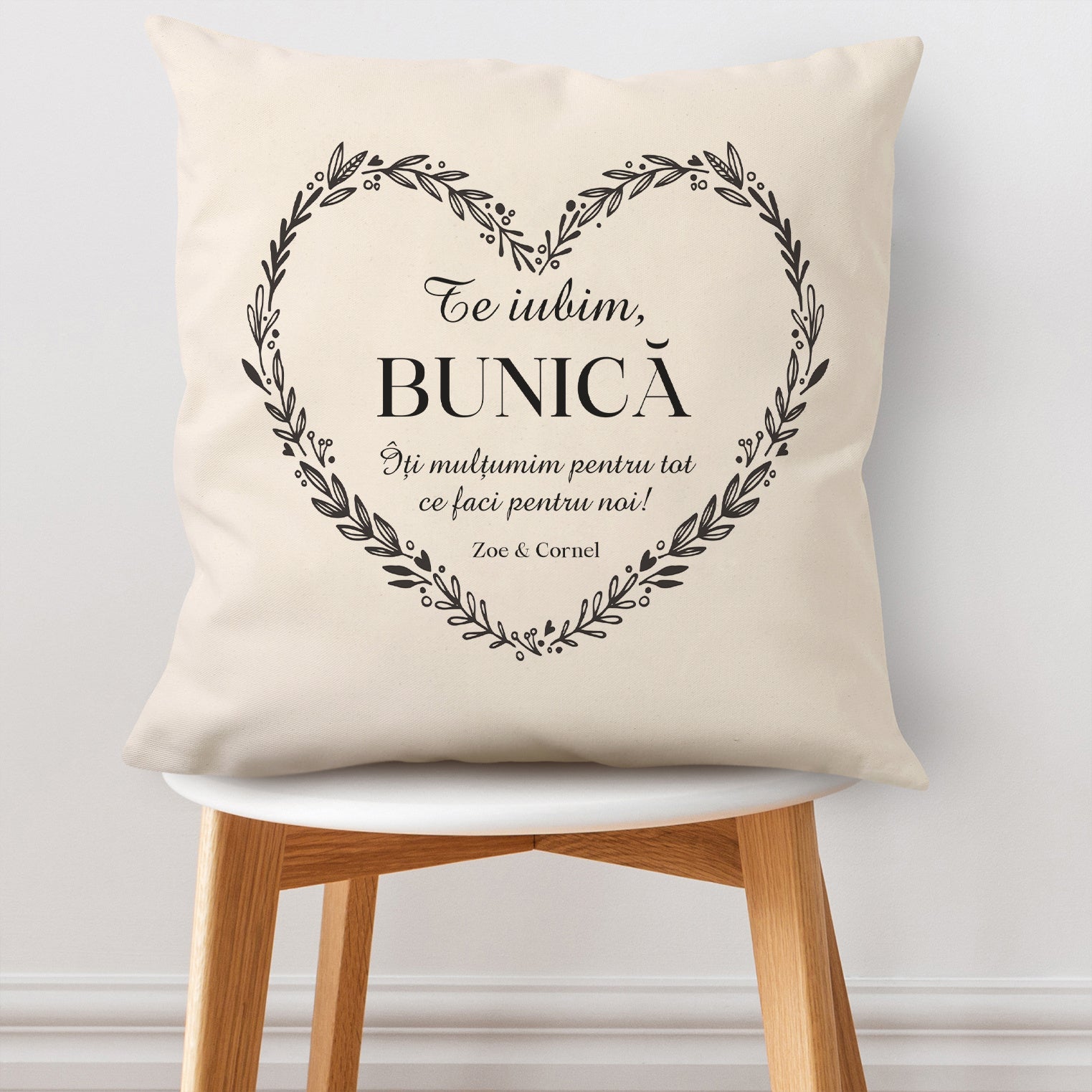 Poduszka z własnym napisem - prezent dla babci poduszka dla babci prezent na Dzień Babci