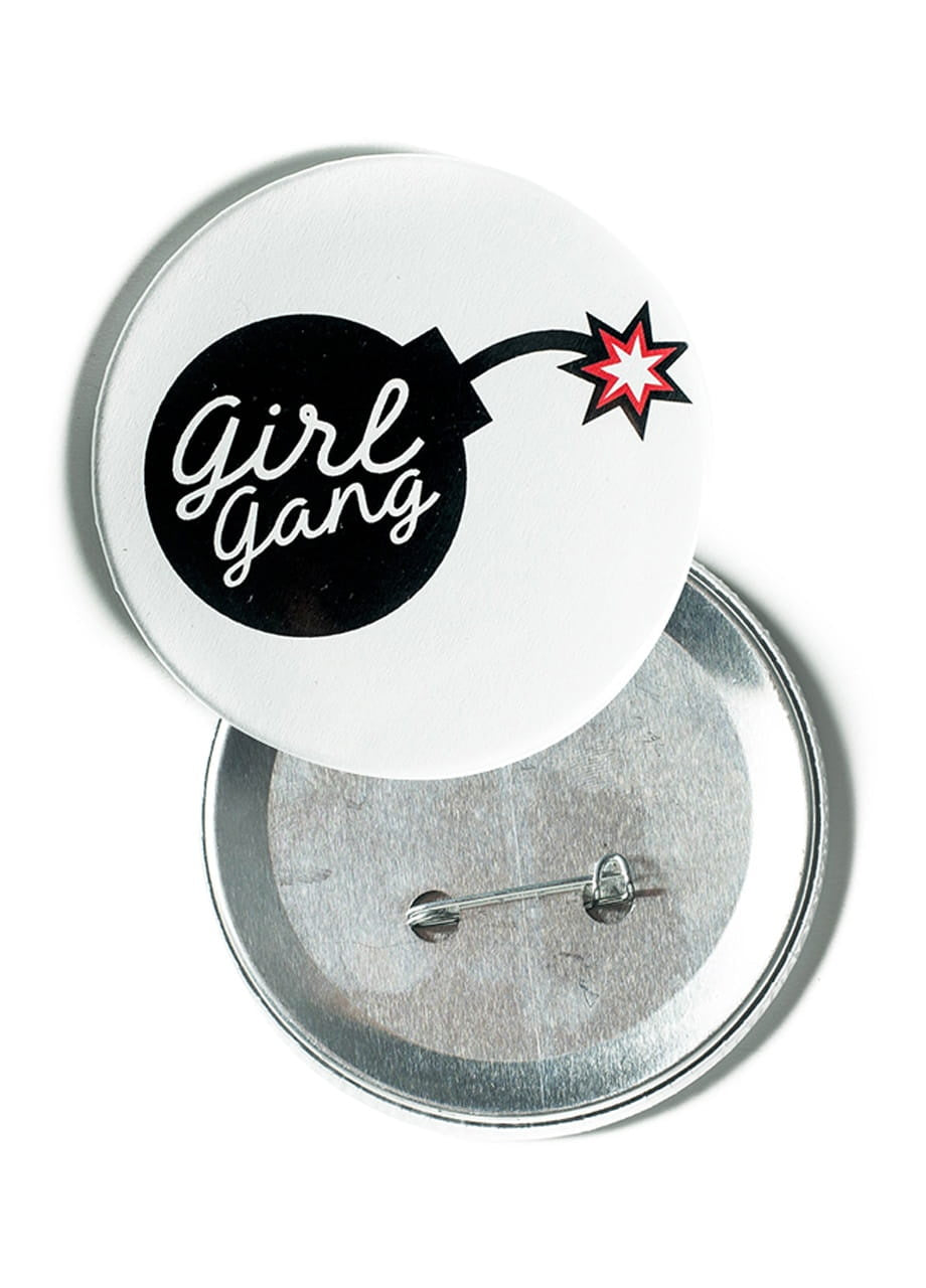 Insignă Girl Gang BOMBA 5 cm
