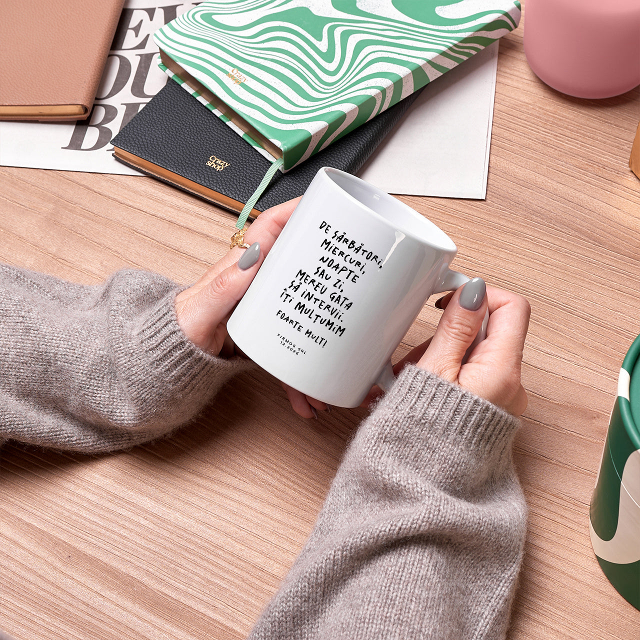 Kubek dla współpracownika - podziękowanie za współpracę personalizowany kubek prezent na podziękowanie