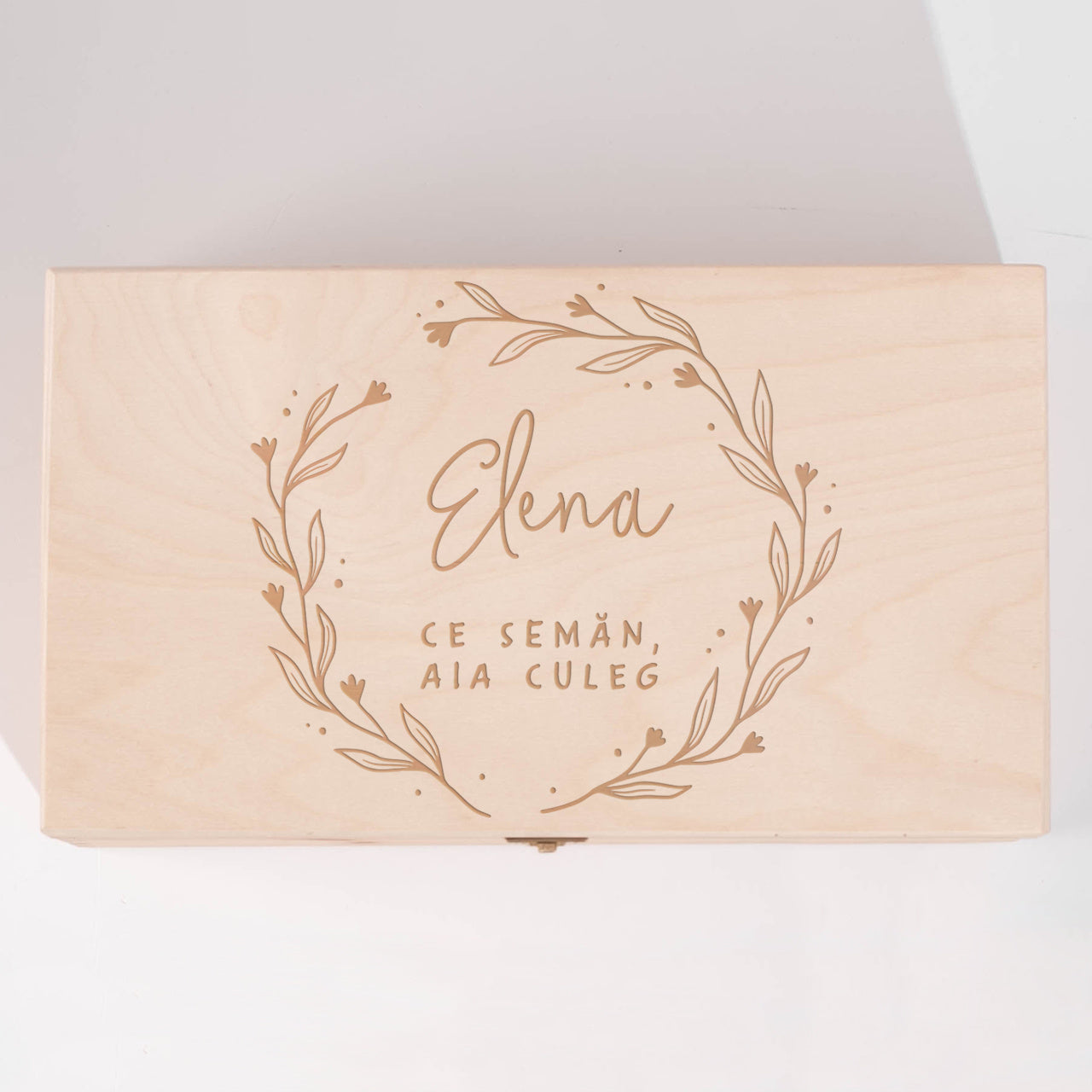 Set de unelte pentru grădinărit în cutie gravată