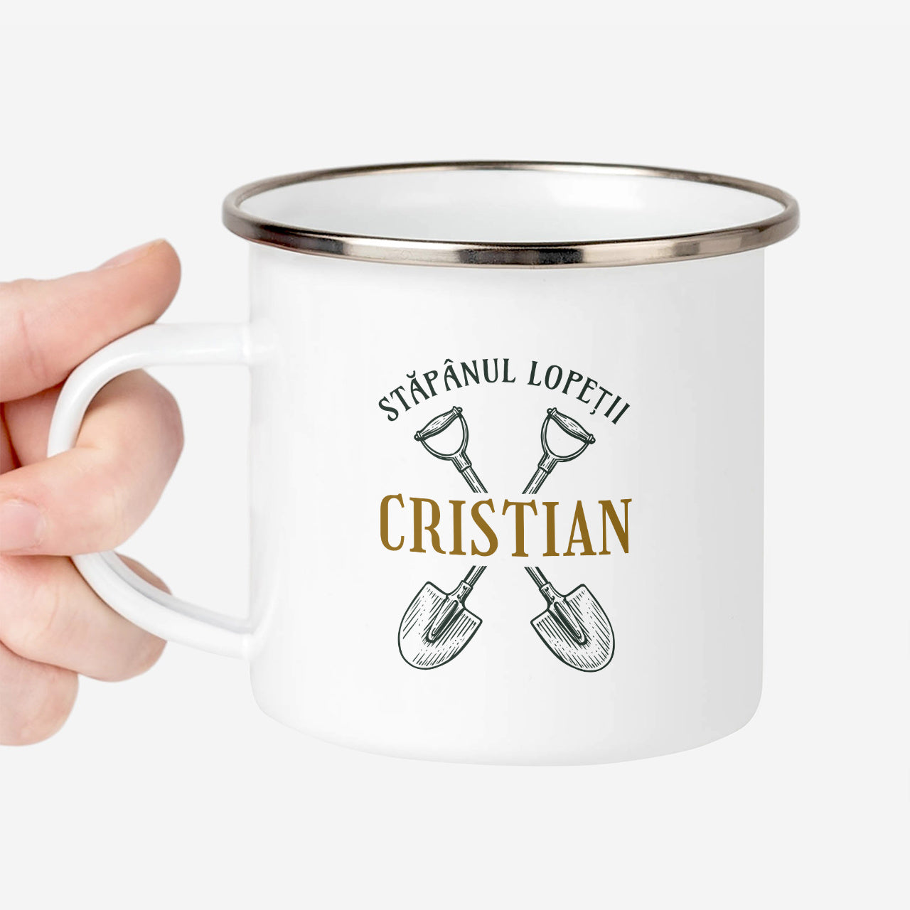 Cană emailată pentru grădinar