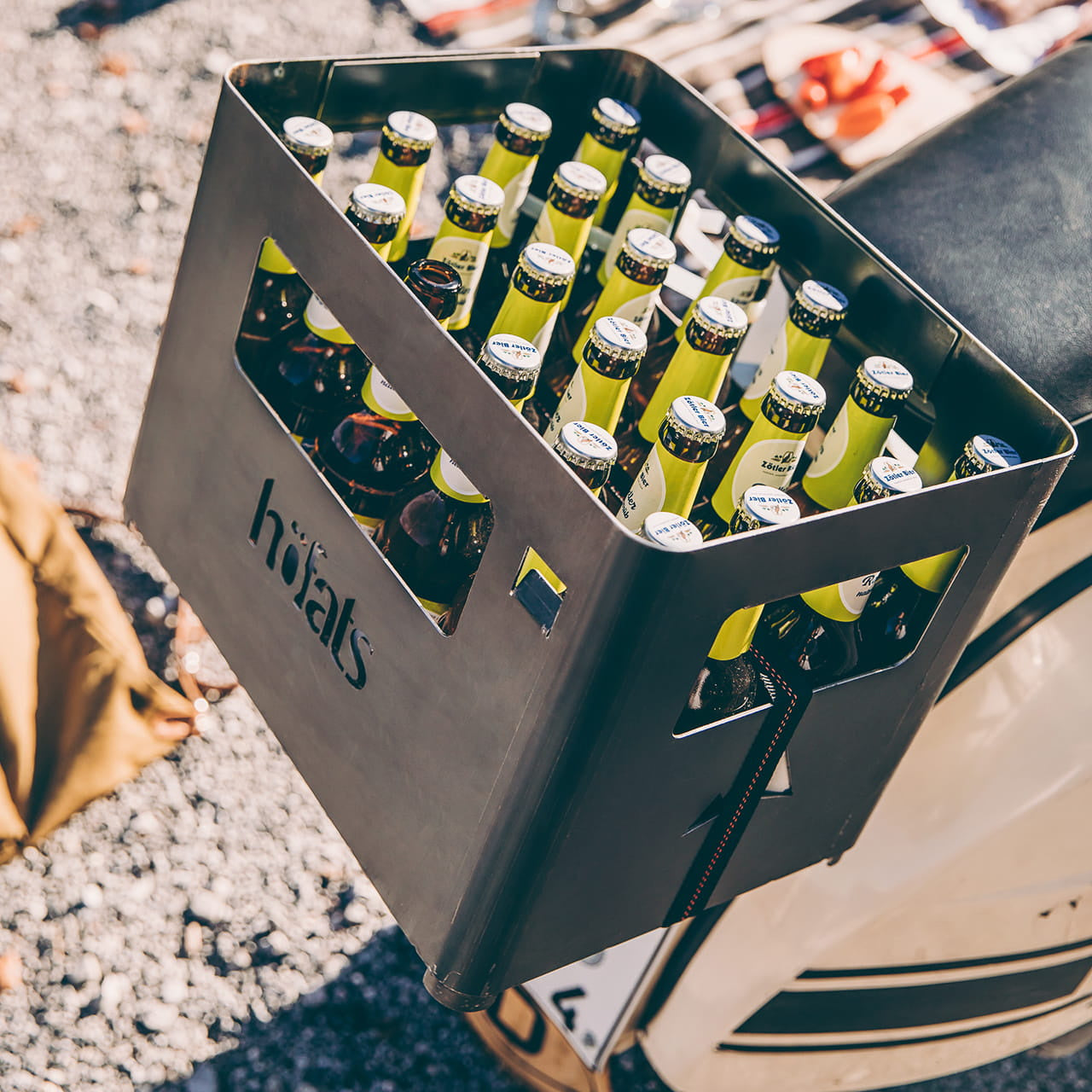 Skrzynka z rusztem - beer box Hofats skrzynka na piwo prezent dla piwosza prezent dla działkowca