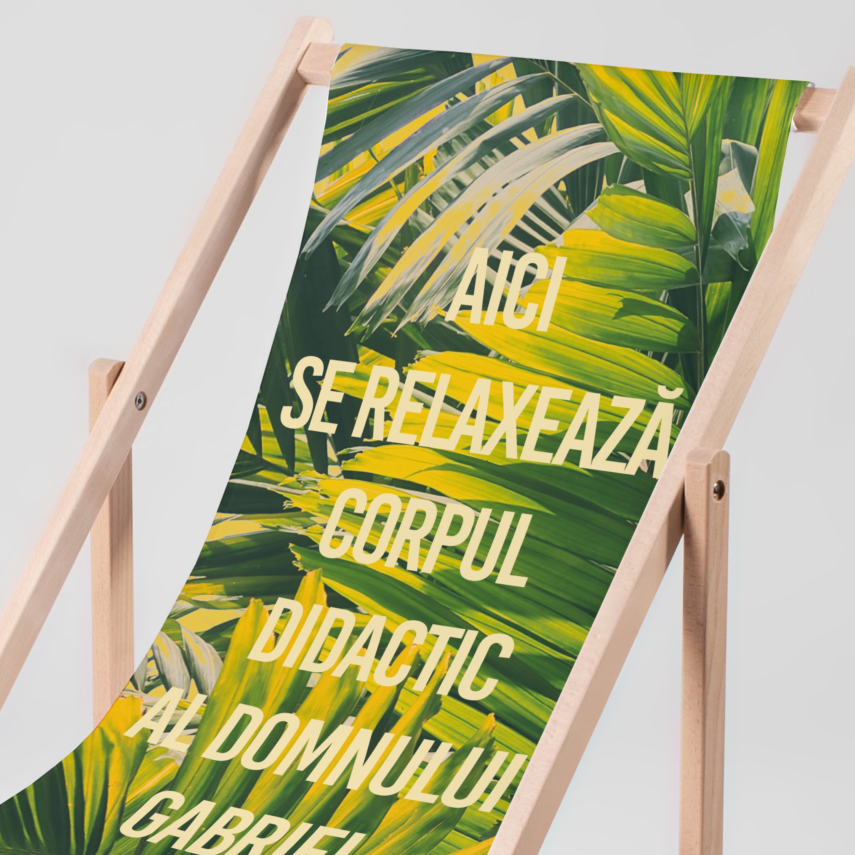 Personalizowany leżak dla nauczyciela