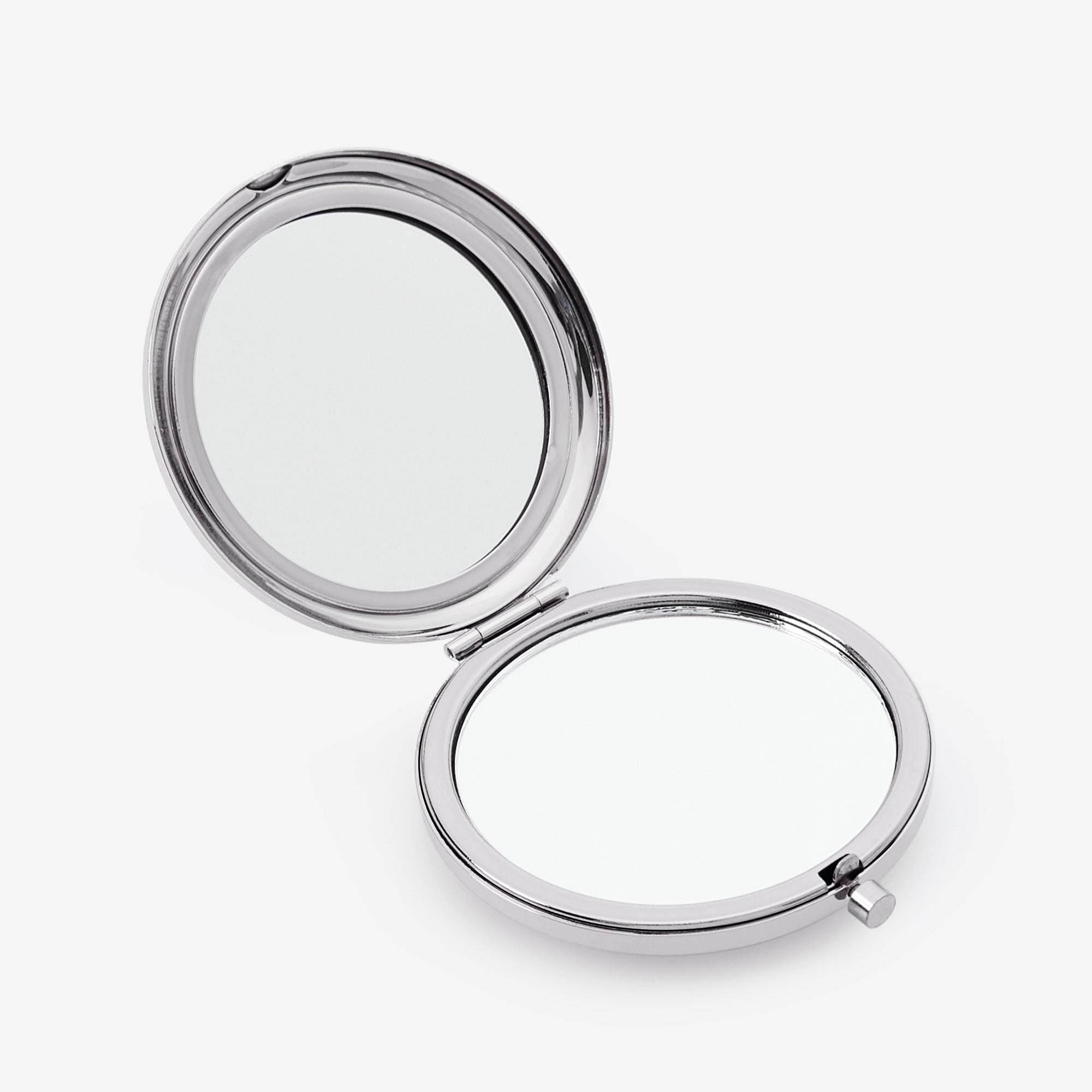 Srebrne lusterko z grawerem - prezent dla mamy lusterko kieszonkowe prezent na dzień mamy