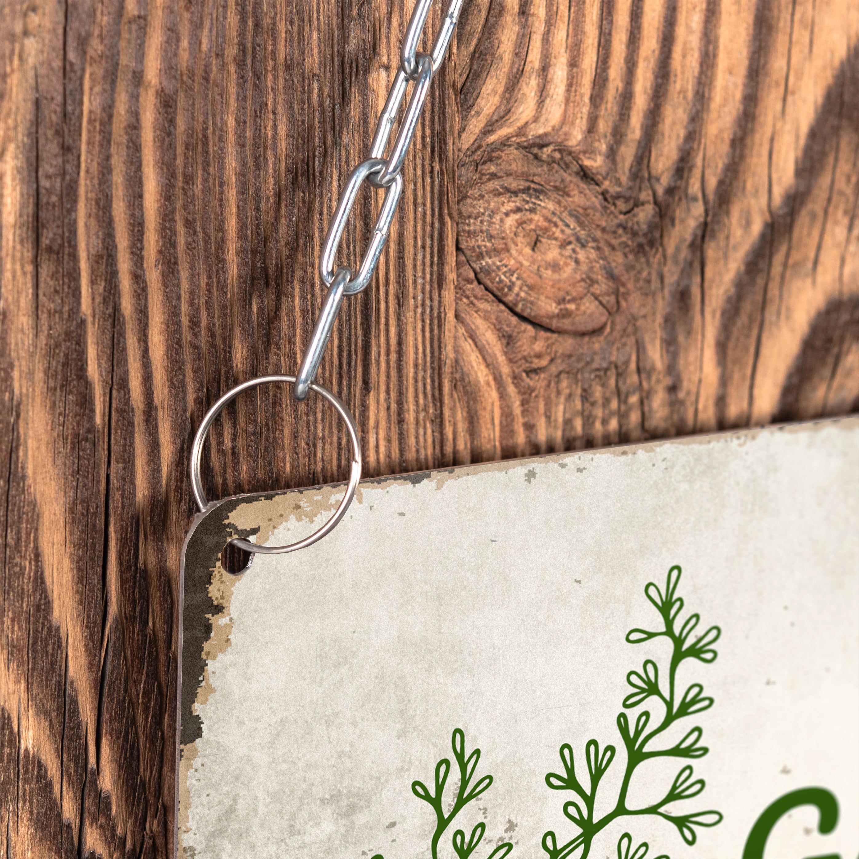 Plăcuță decorativă personalizată pentru grădină