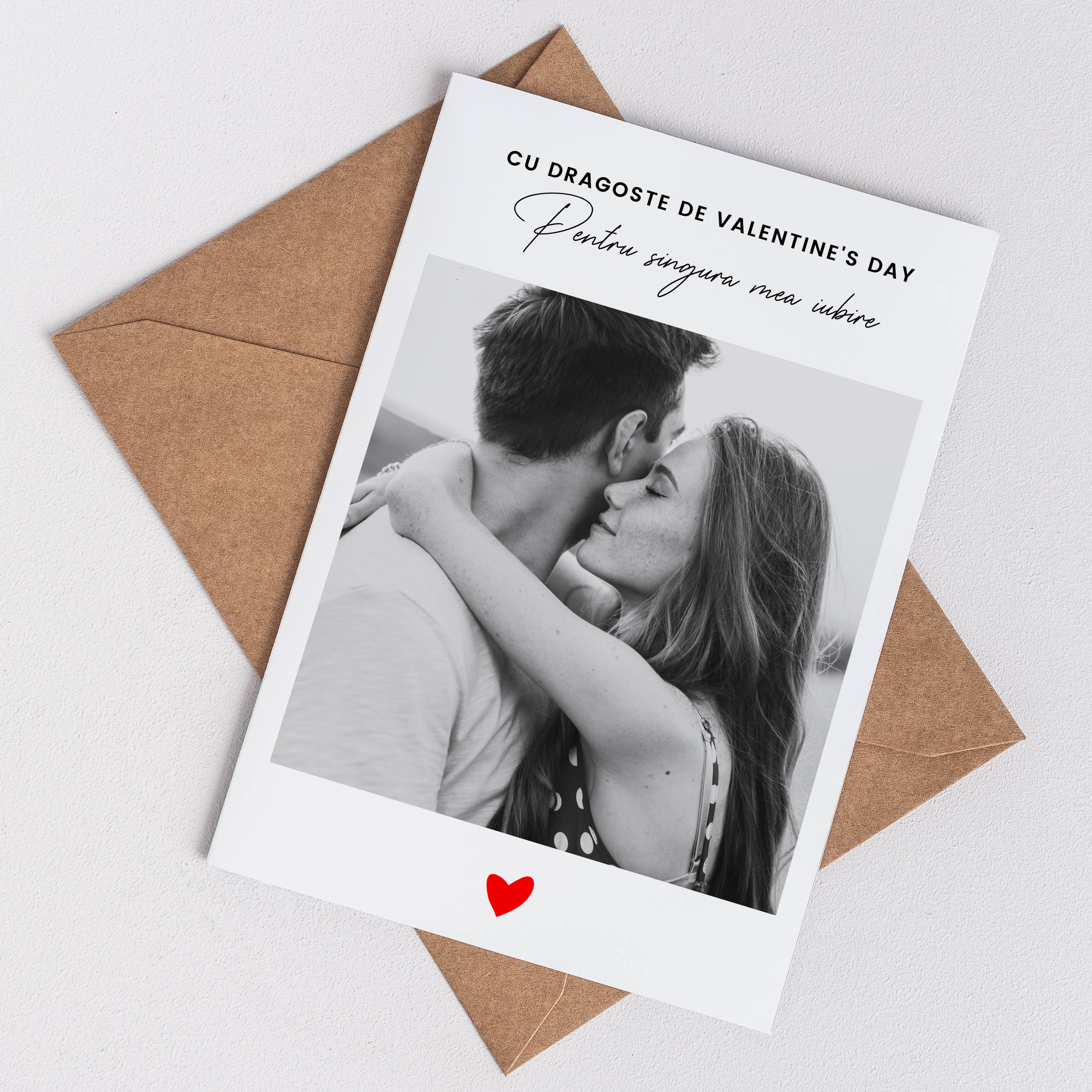 Kartka walentynkowa ze zdjęciem kartka walentynkowa kartka dla chłopaka upominek dla chłopaka