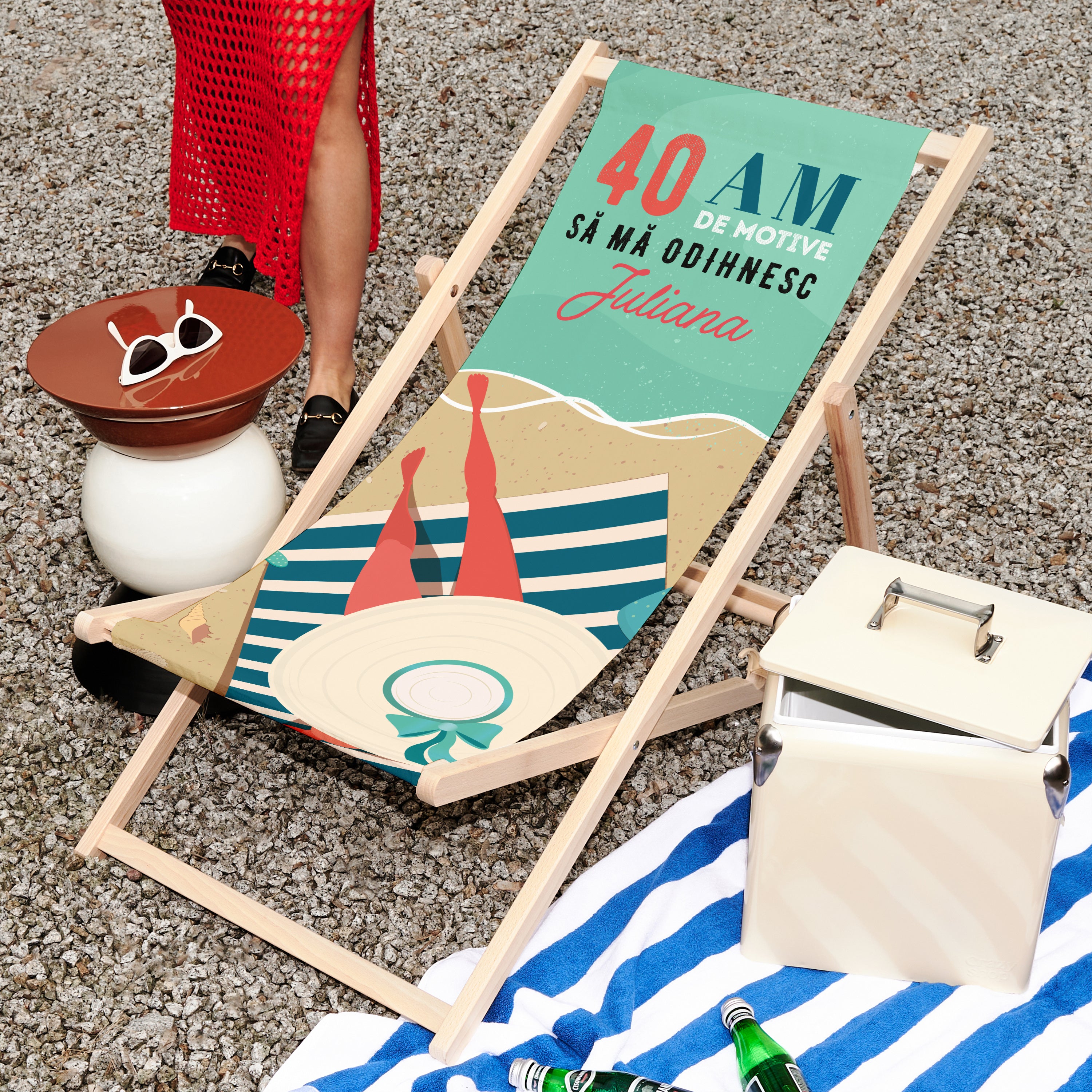 Șezlong pentru femei care împlinesc 40 de ani