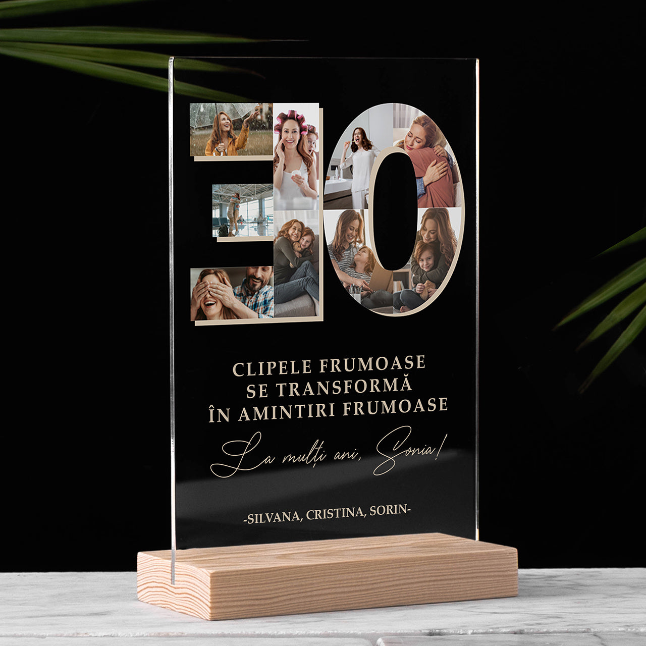 Statuetă personalizată – cadou pentru aniversarea de 30 de ani