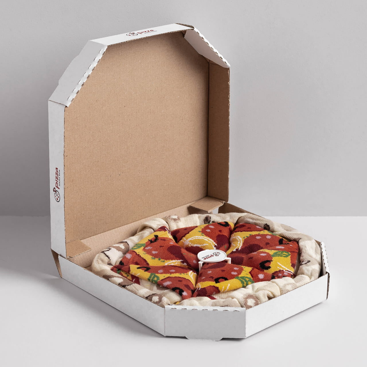 Skarpety PIZZA prezent na Dzień Chłopaka skarpetki na dzień chłopaka śmieszne skarpetki na dzień chłopaka