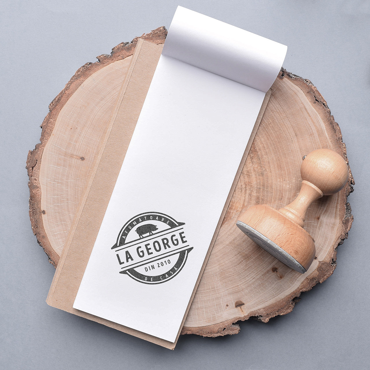 Ștampilă personalizată pentru afumător