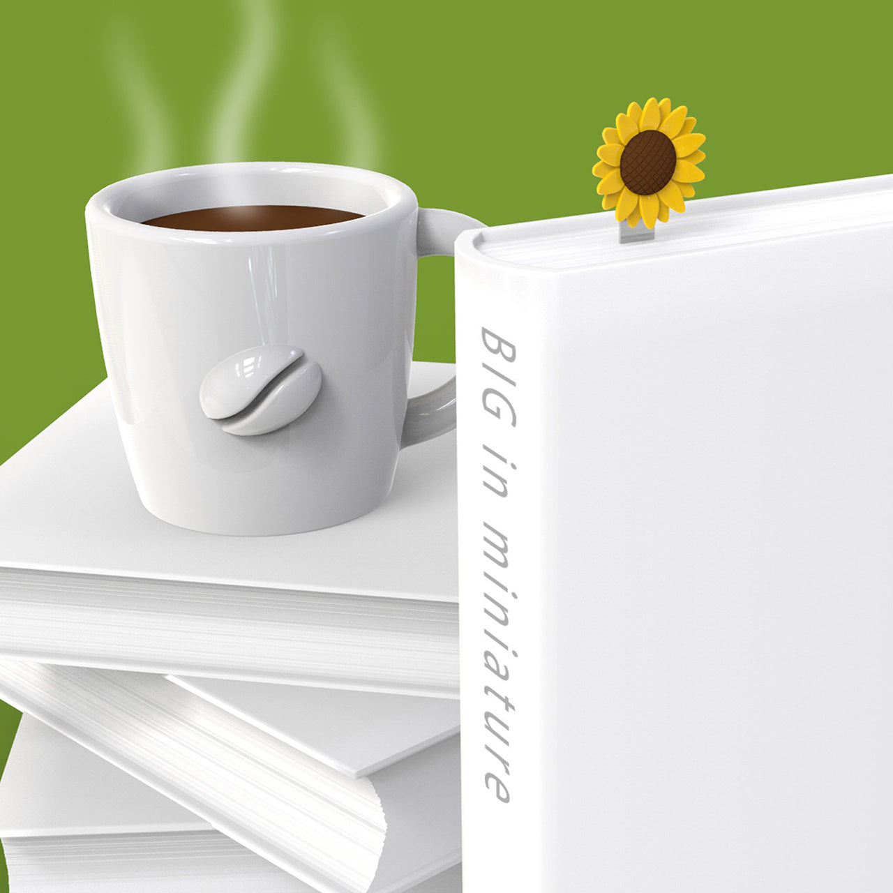 Semn de carte metalic în formă de floarea-soarelui