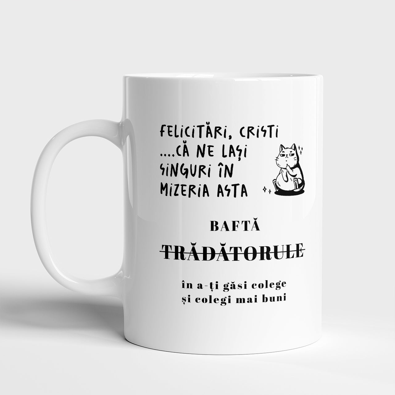 Śmieszny kubek - prezent dla kolegi na odejście z pracy kubek z nadrukiem kubek personalizowany dla kolegi
