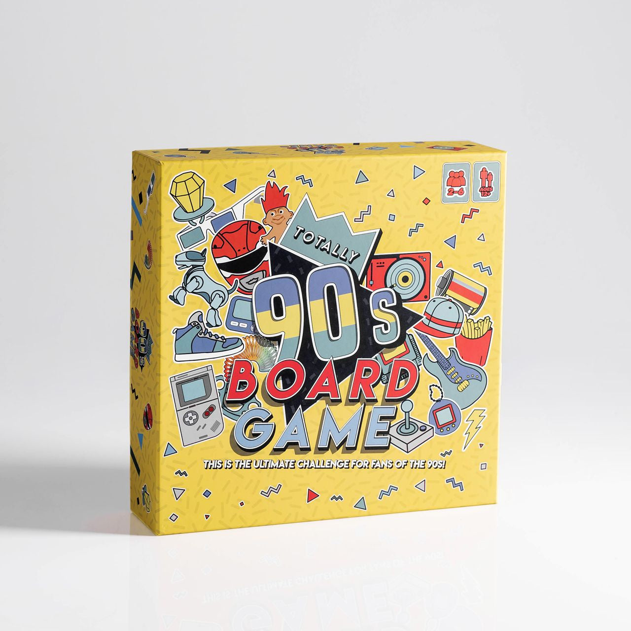 Gra lata 90 Totally 90'S Board Game gra planszowa lata 90 gra towarzyska prezent na parapetówkę 
