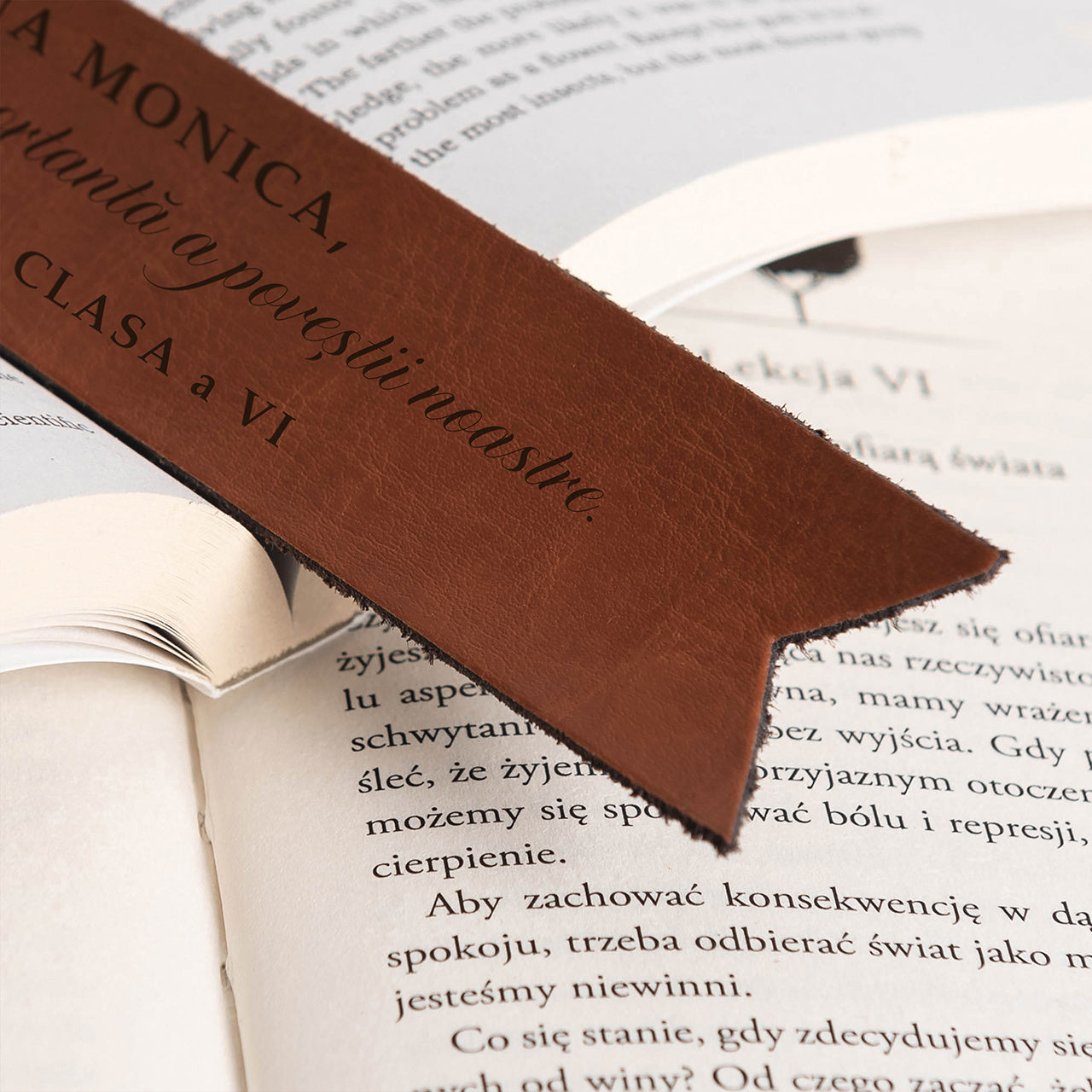 Semn de carte personalizat pentru învățător