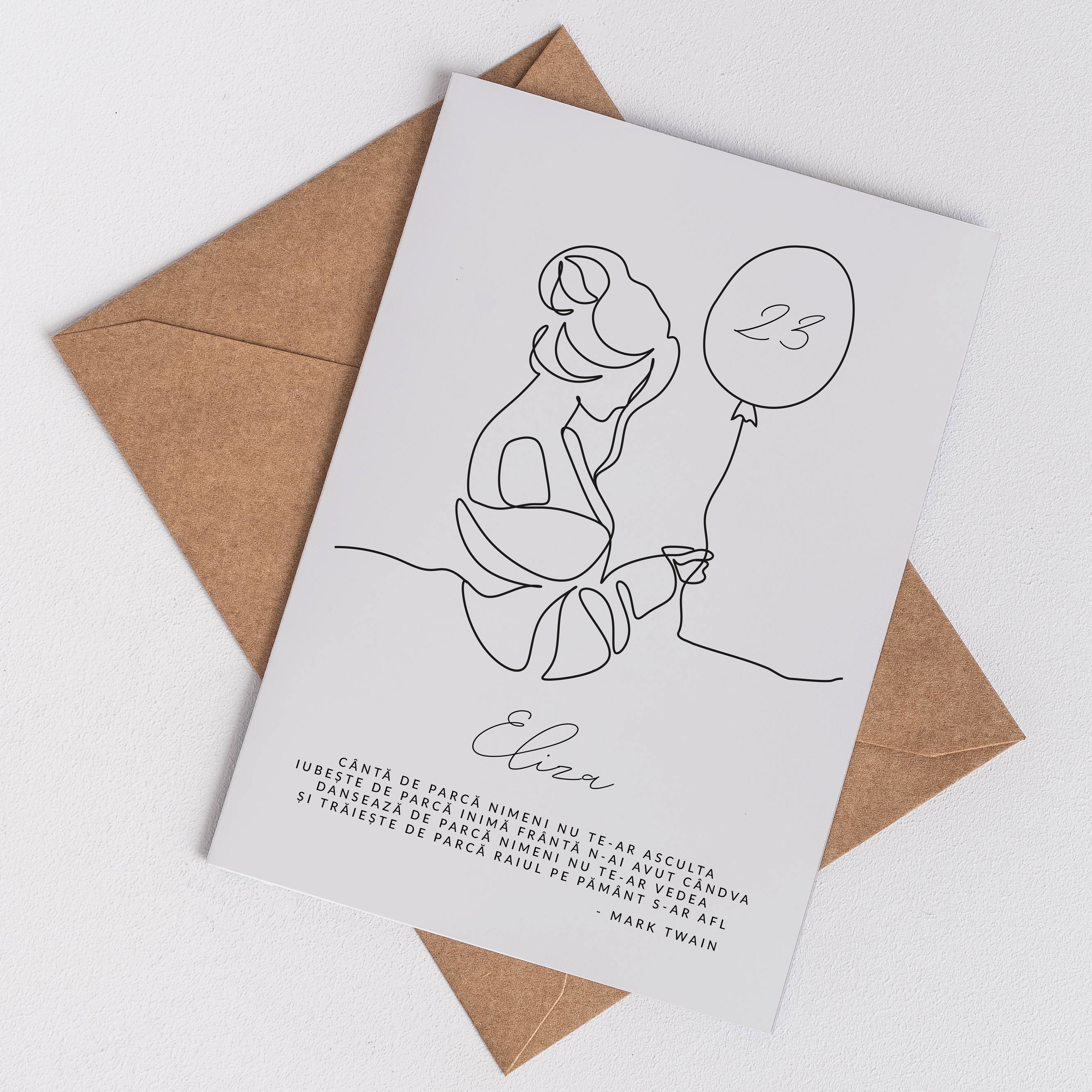 Felicitare de ziua ei