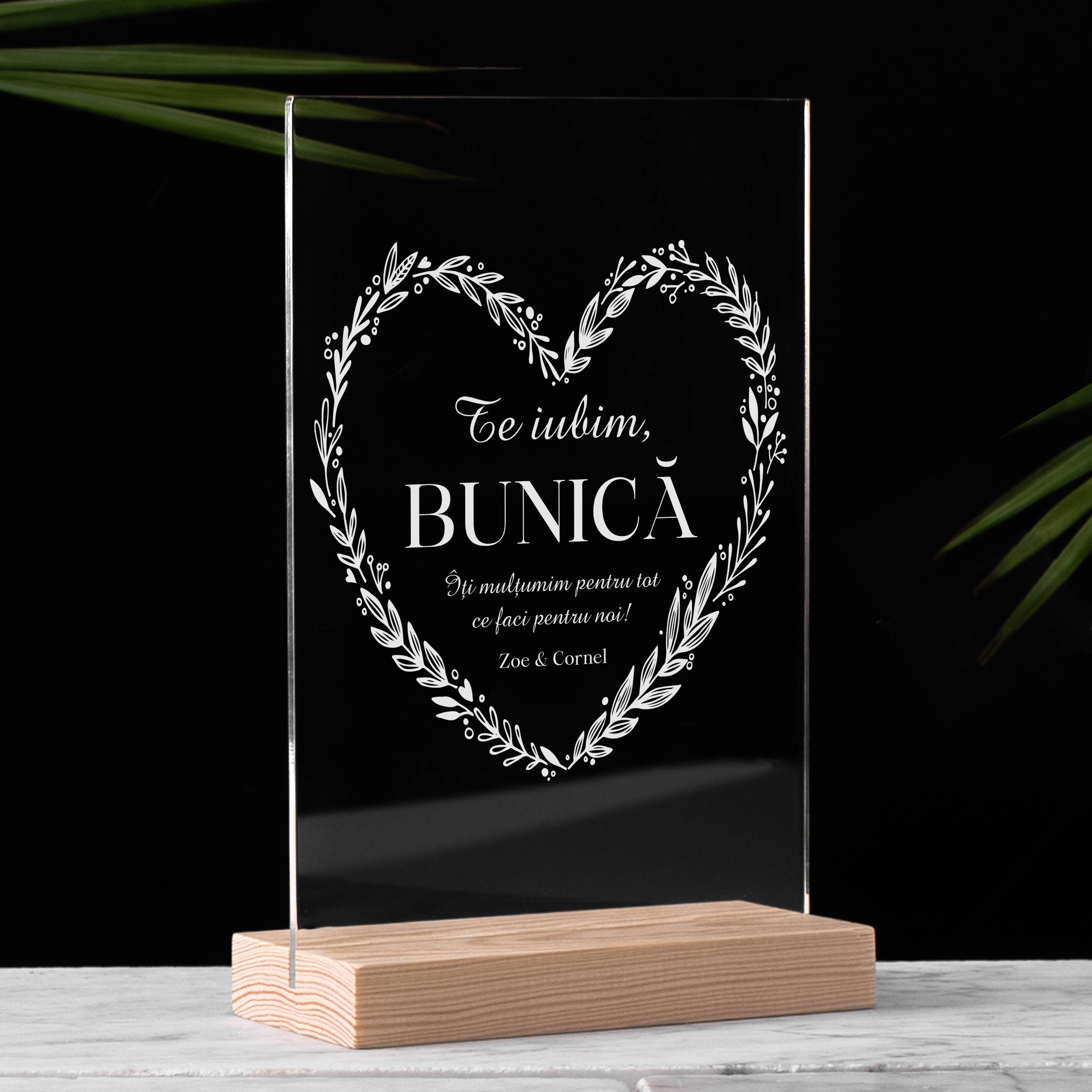 Grawerowana statuetka dla babci - Kocham Cię babciu prezent dla babci prezent na Dzień Babci