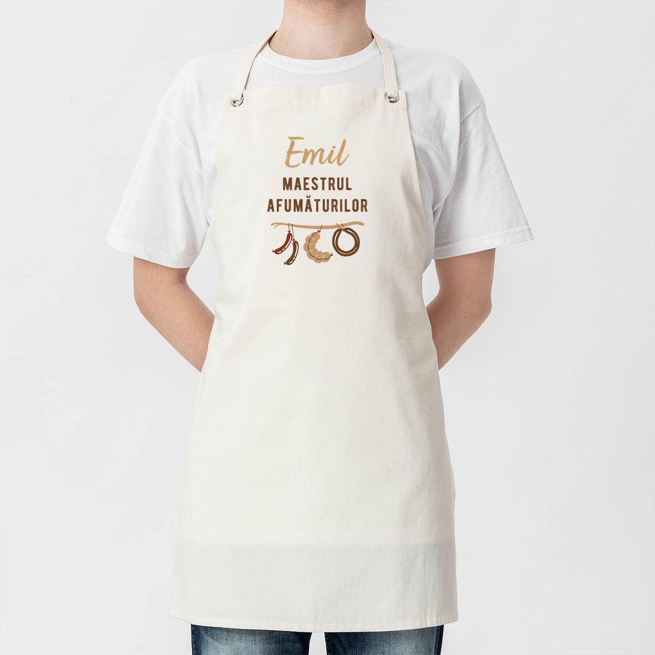 Șorț personalizat – cadou pentru pasionat de grătar