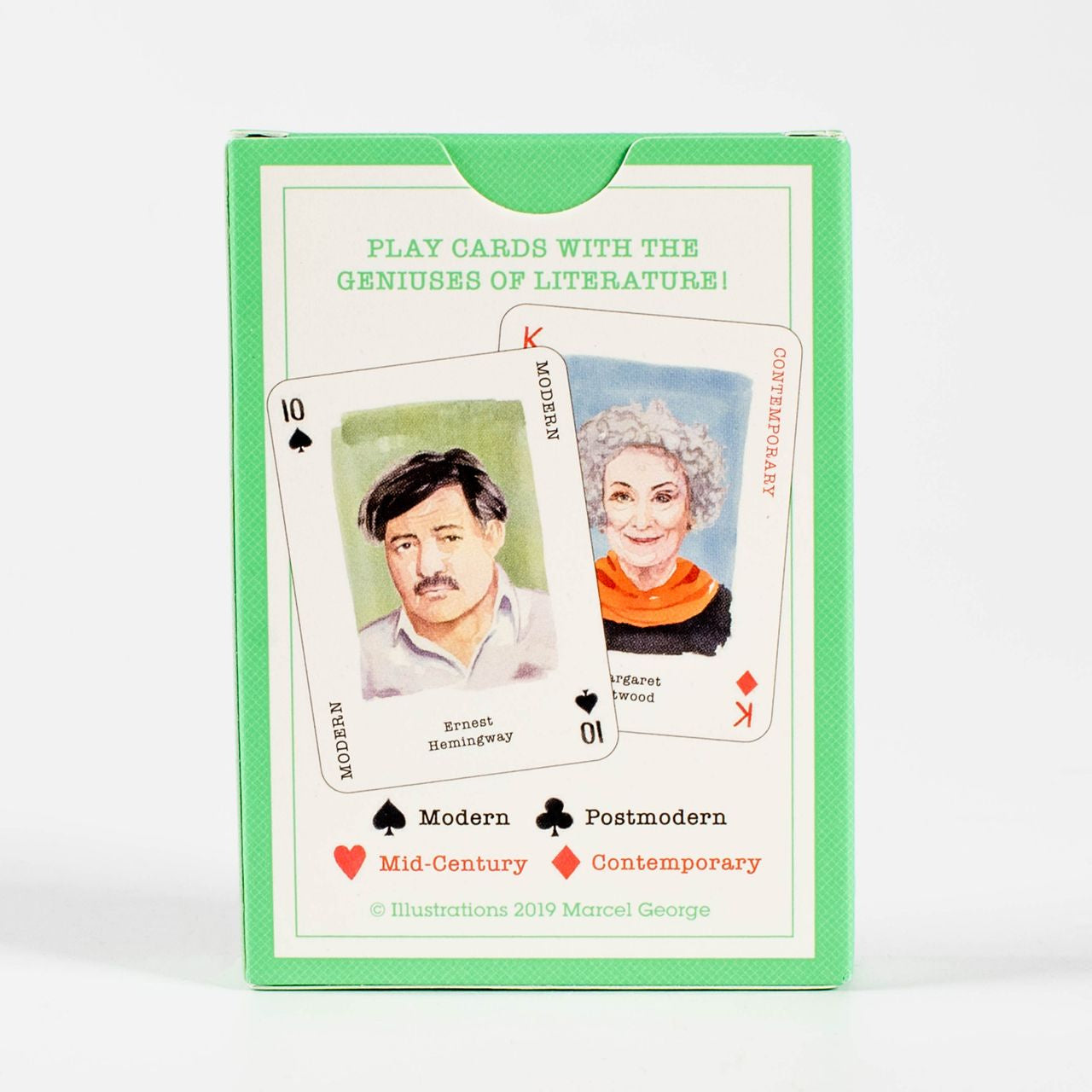 Cărți de joc Writers Genius